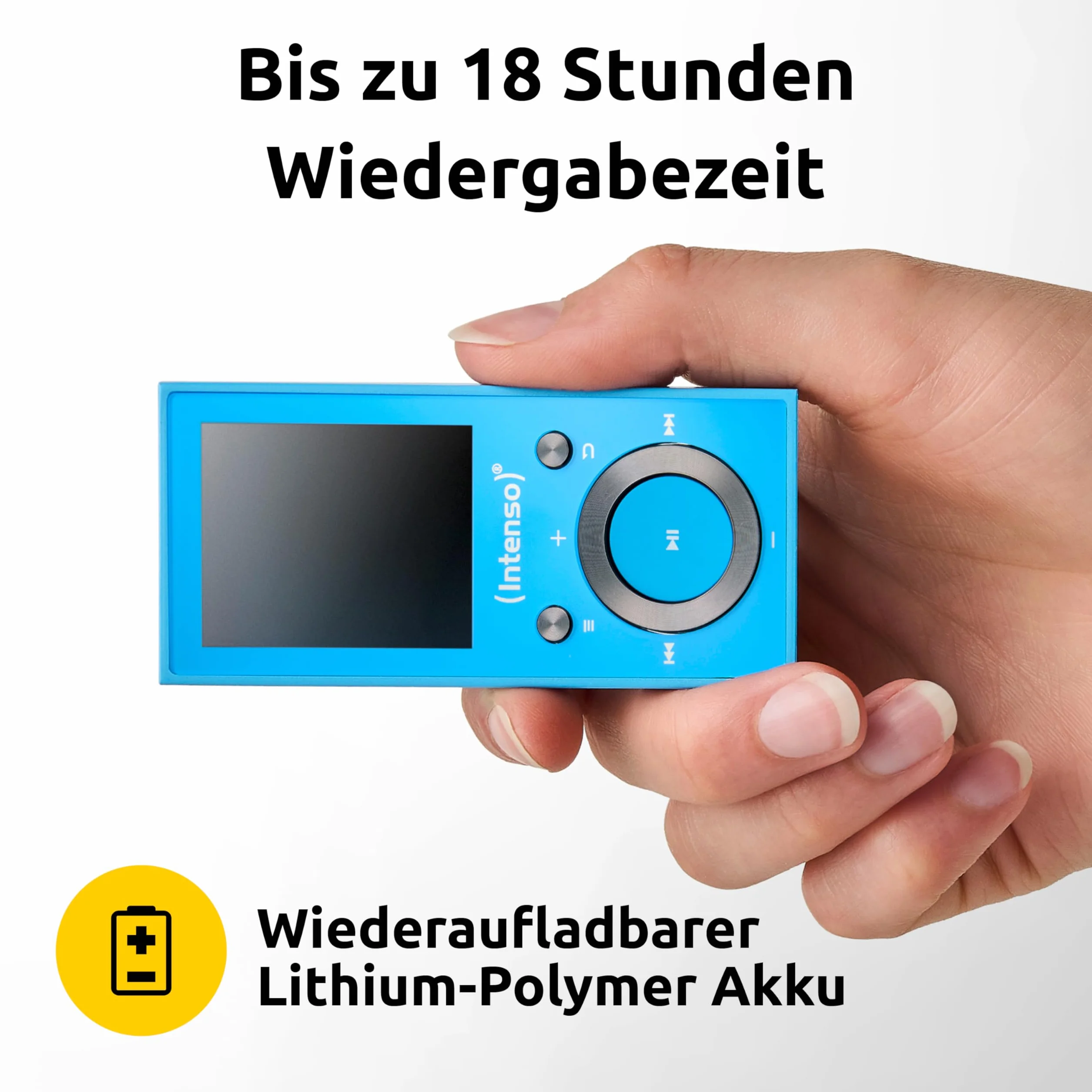 Intenso Odtwarzacz MP3 1,8 cala Bluetooth Niebieski