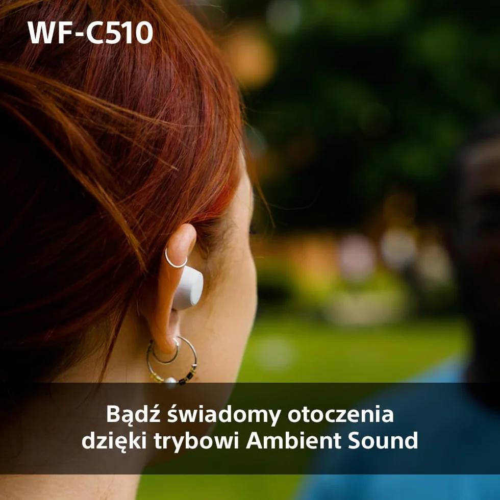 Sony TWS Słuchawki Douszne IPX4 Bluetooth Multipoint Ambient Sound Spotify Tap Szybkie Ładowanie Bateria 22 Godz Czarne