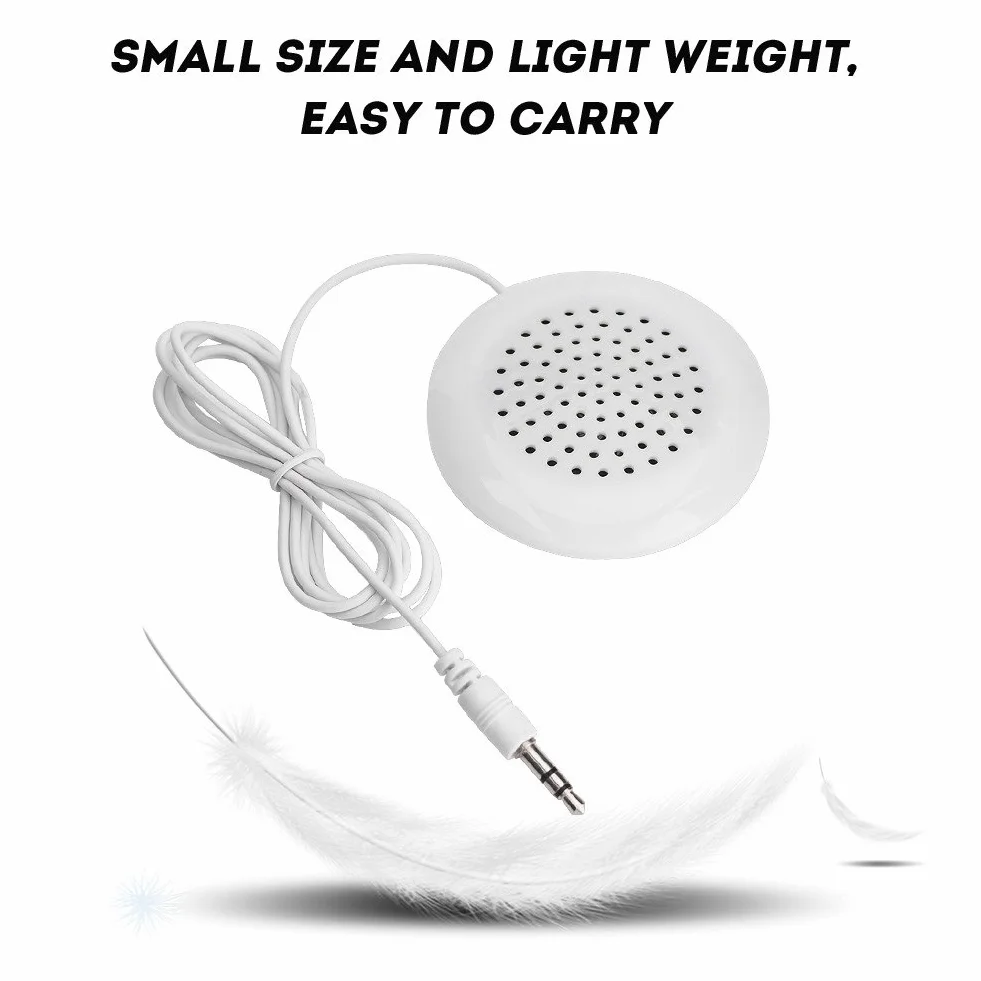 Głośnik, przenośny nowy HD DIY poduszka głośnik 3,5 mm mini głośnik stereo do MP3, MP4, telefon, odtwarzacz CD