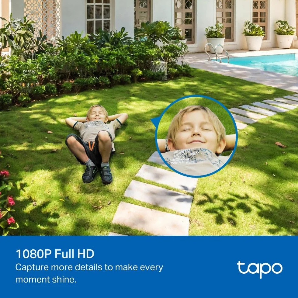 TP-Link Tapo C500 Obrotowa kamera zewnętrzna Wi-Fi 1080p IP65 Śledzenie ruchu Tryb nocny Dwukierunkowe audio
