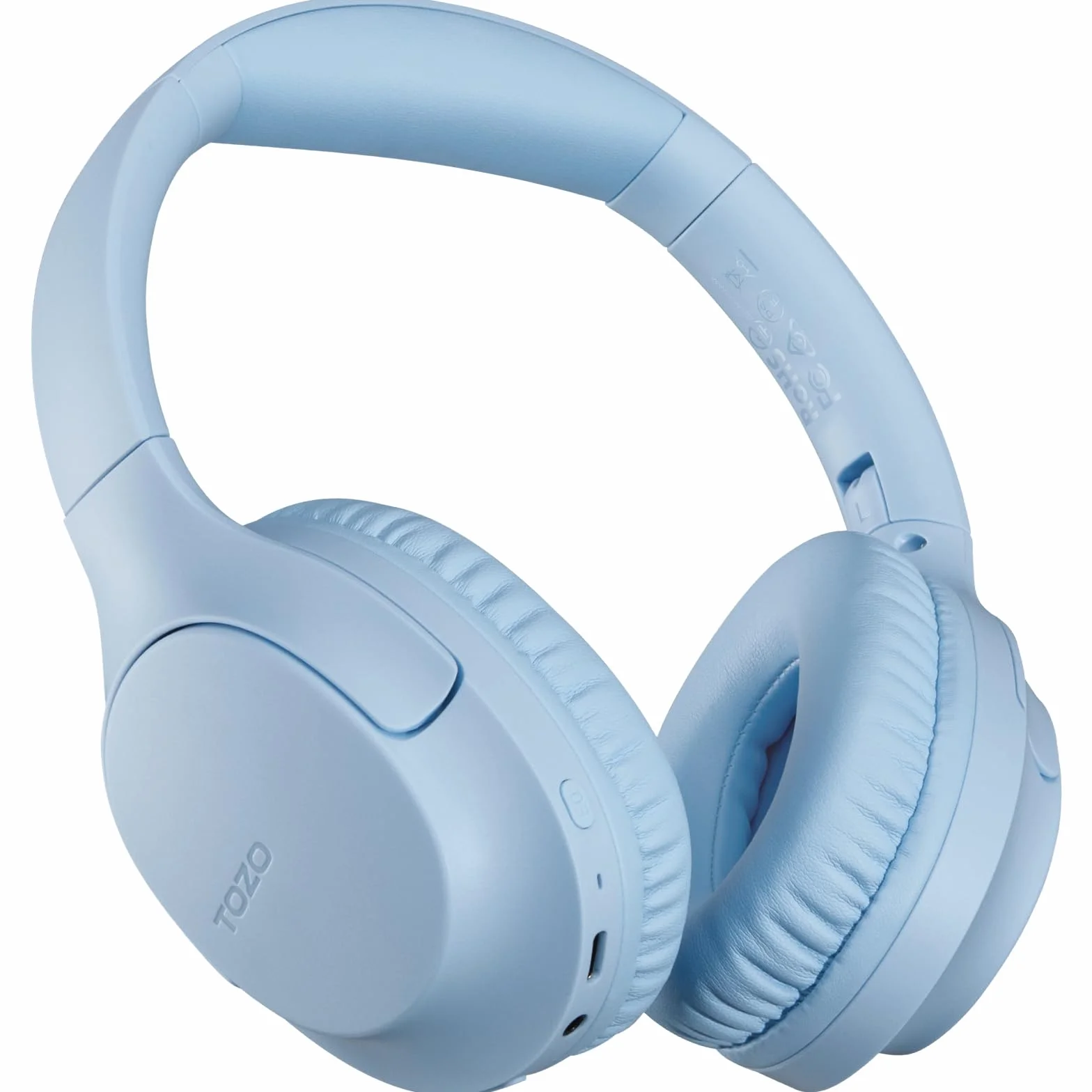 TOZO HA1 Słuchawki Bluetooth 5.4 ENC redukcja szumów bezprzewodowy składany 70H bas stereo Błękitny