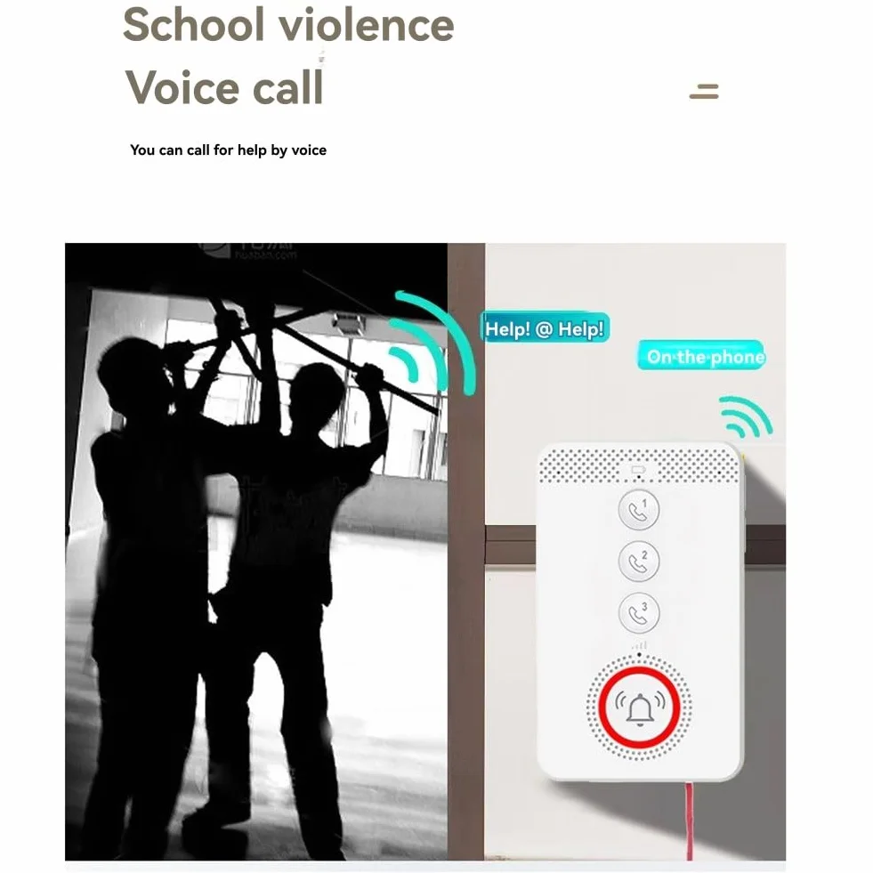 4G SIM SOS alarm alarmowy przycisk napadowy 4G SOS przycisk połączenia alarmowego GSM telefon głosowy dla seniorów starszych dzieci cierpienie pomoc strona