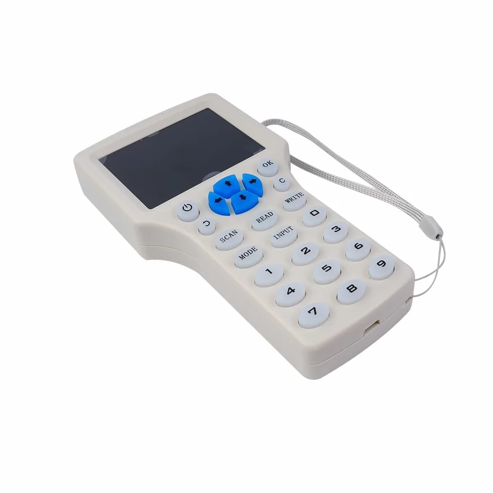 Sarini Czytnik/zapis/duplikator, czytnik NFC, 125 kHz 13,56 MHz 10 częstotliwości, kloner kart inteligentnych RFID, dekoder zaszyfrowanych kart, z możliwością zapisu kluczy