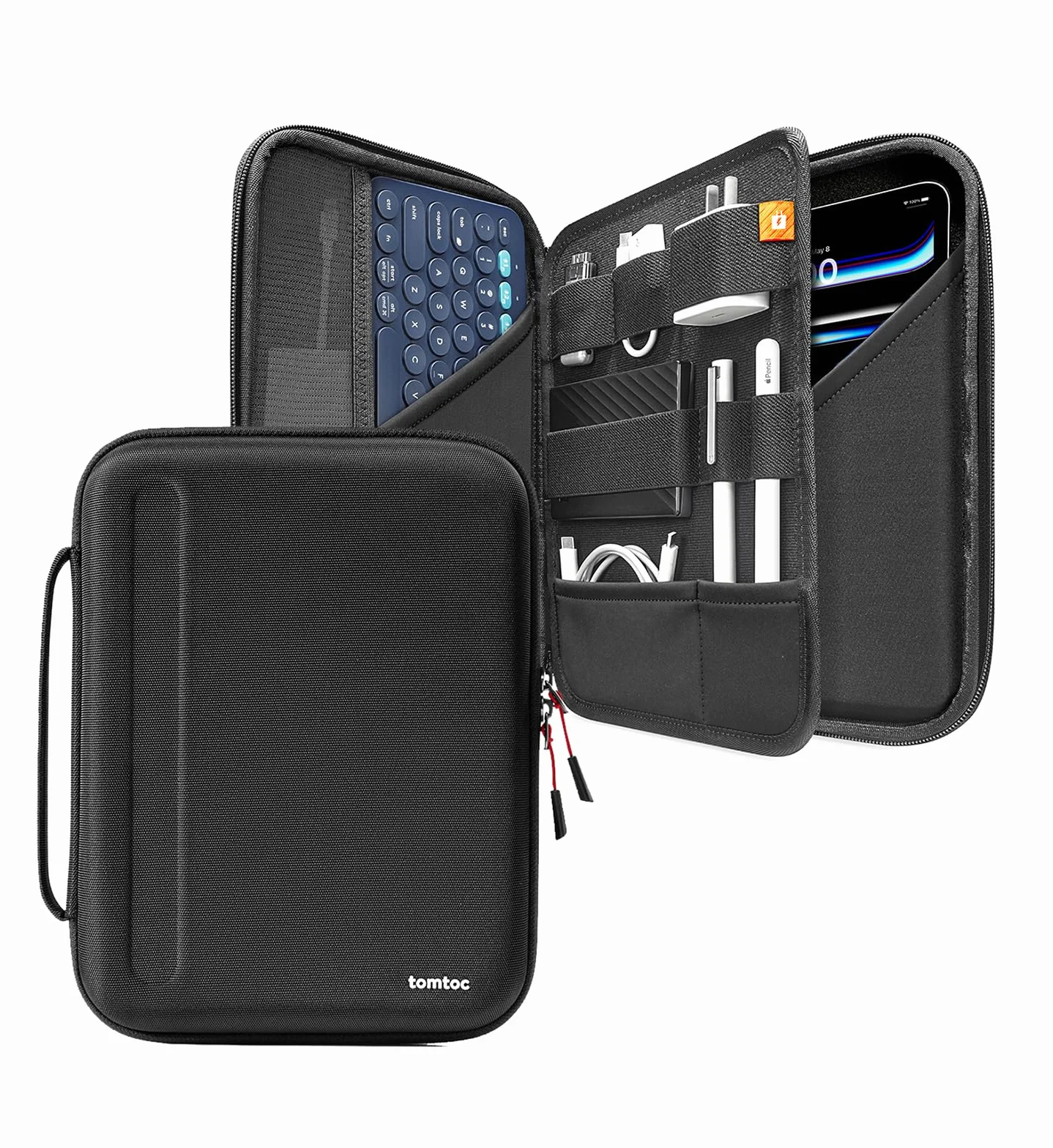 tomtoc Portfolio Etui na Tablet 11-calowy iPad Pro M5/M4/M2/M1 iPad Air M3/M2 2025-2024 iPad 11 A16 2025