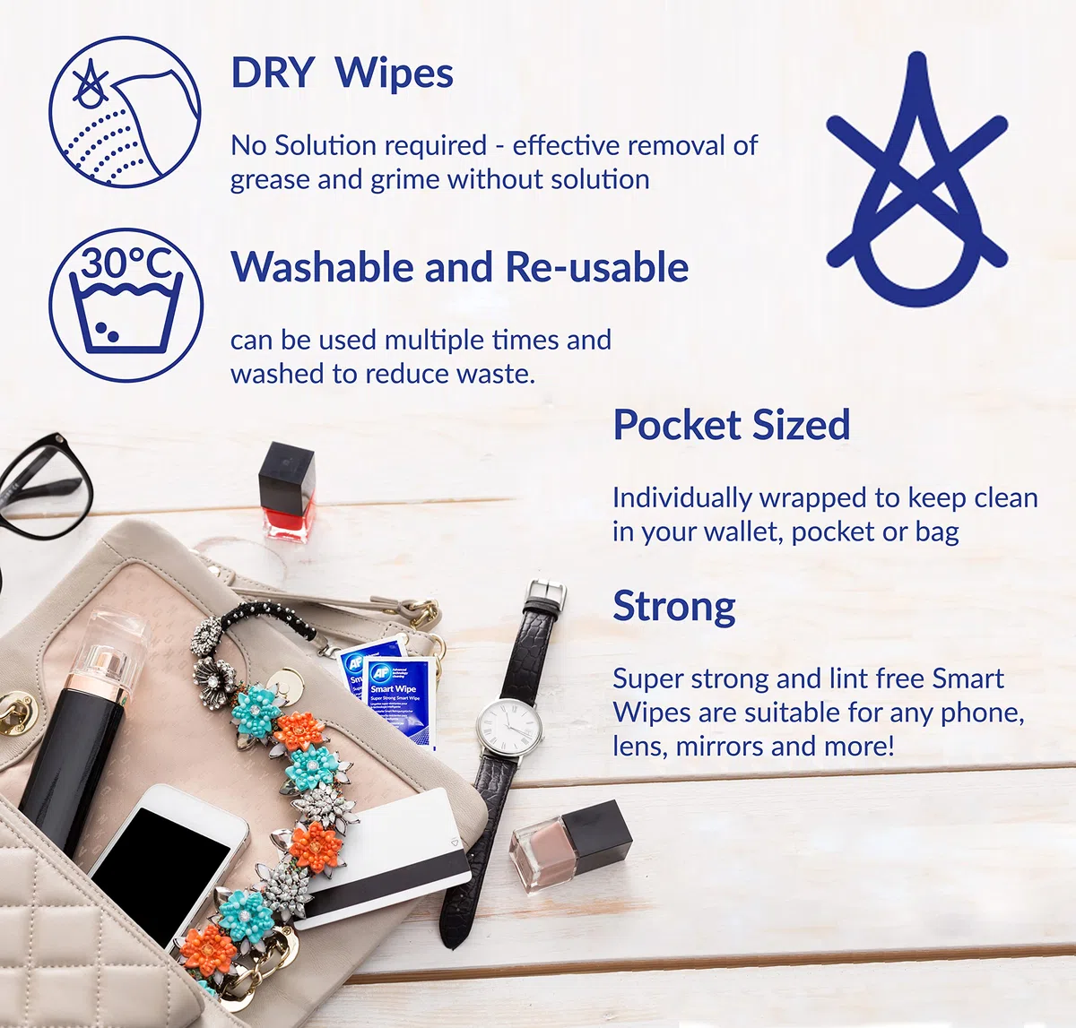 AF SMARTWIPE10 ściereczka do czyszczenia Edv Wipes 10 sztuk