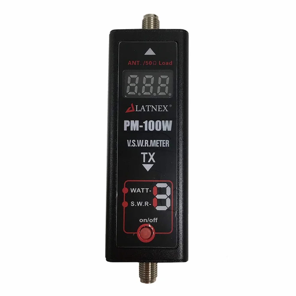 Cyfrowy miernik mocy SWR VHF UHF HF RF HAM PM-100W