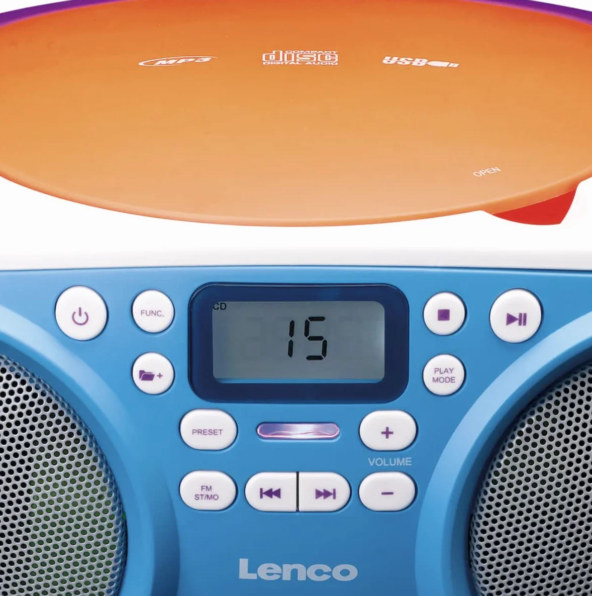 Lenco SCD-41 Odtwarzacz CD, Wielokolorowy, 230 V