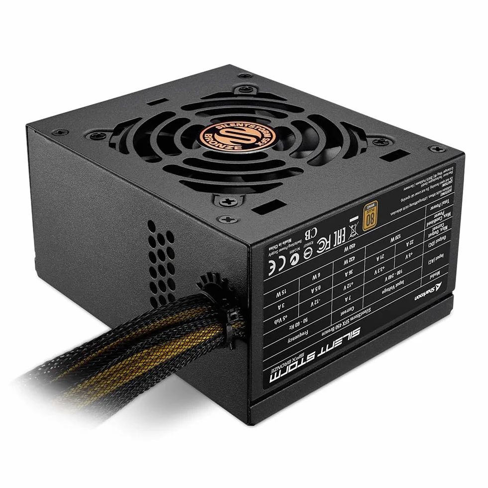SHARKOON SilentStorm SFX Brąz 450W 8 cm 80 PLUS Brąz