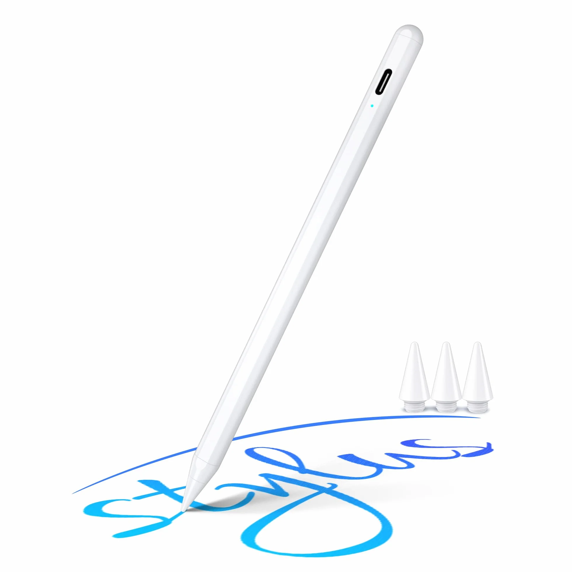 Rysik do Apple iPad 2018-2025, A16/10/9/8/7/6, Pro M5/M4/13/12.9/11, Mini 7/6/5, Air 13/11/5/4/3, magnes