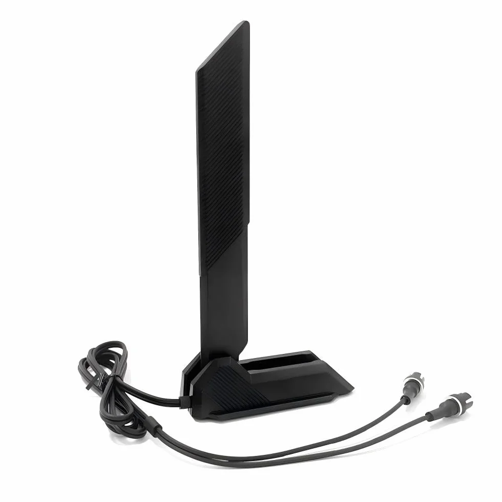 Gintai Antena WiFi 7 dla ASUS TUF GAMING X870E B860M B850 Z890 X870 Z790,PRIME B840M B850 B860 Z890 X870,ProArt Z890 X870E Séries WLAN wzmacniacze WiFi 7, podstawa magnetyczna (czarna))
