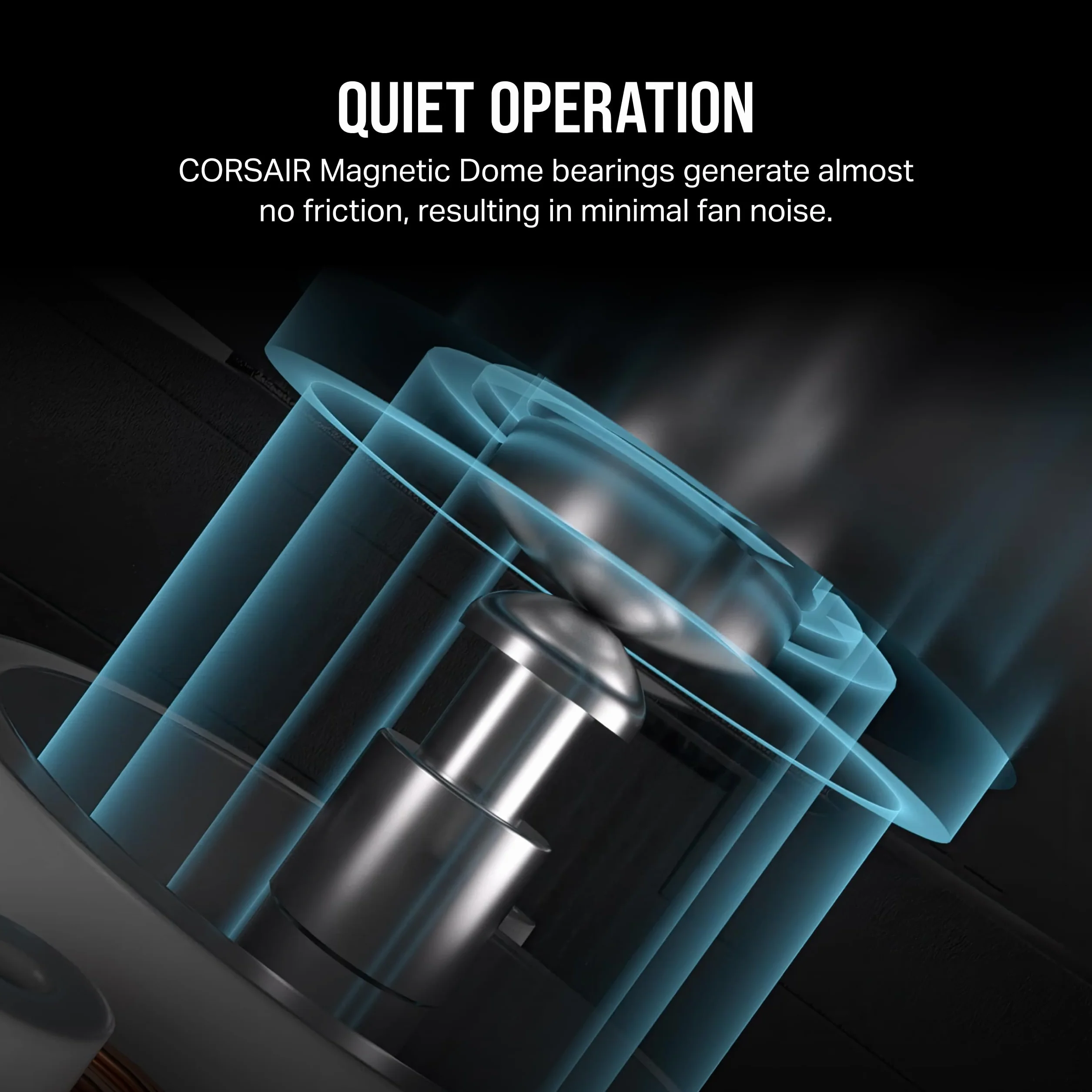 CORSAIR iCUE LINK RX140 RGB 140 mm PWM Wentylatory z Koncentratorem Systemowym iCUE LINK - Magnetyczne Łożysko Kopułkowe - PDwupak - Czarny