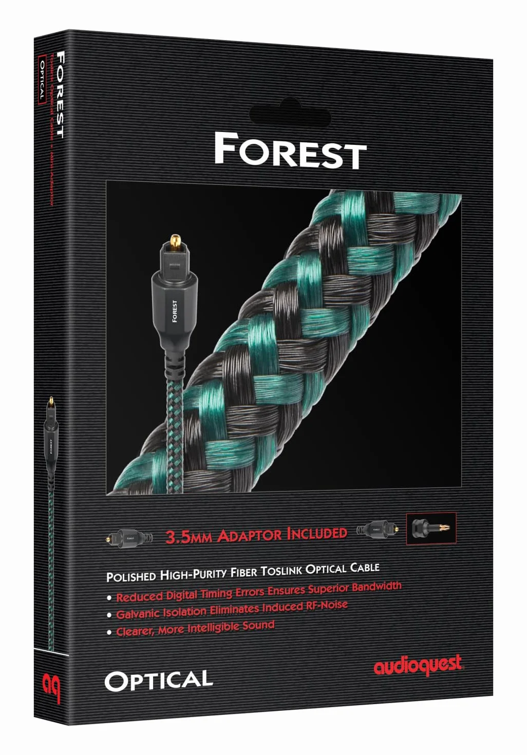Audioquest OptiLink cyfrowy kabel optyczny Forest 1,5 m