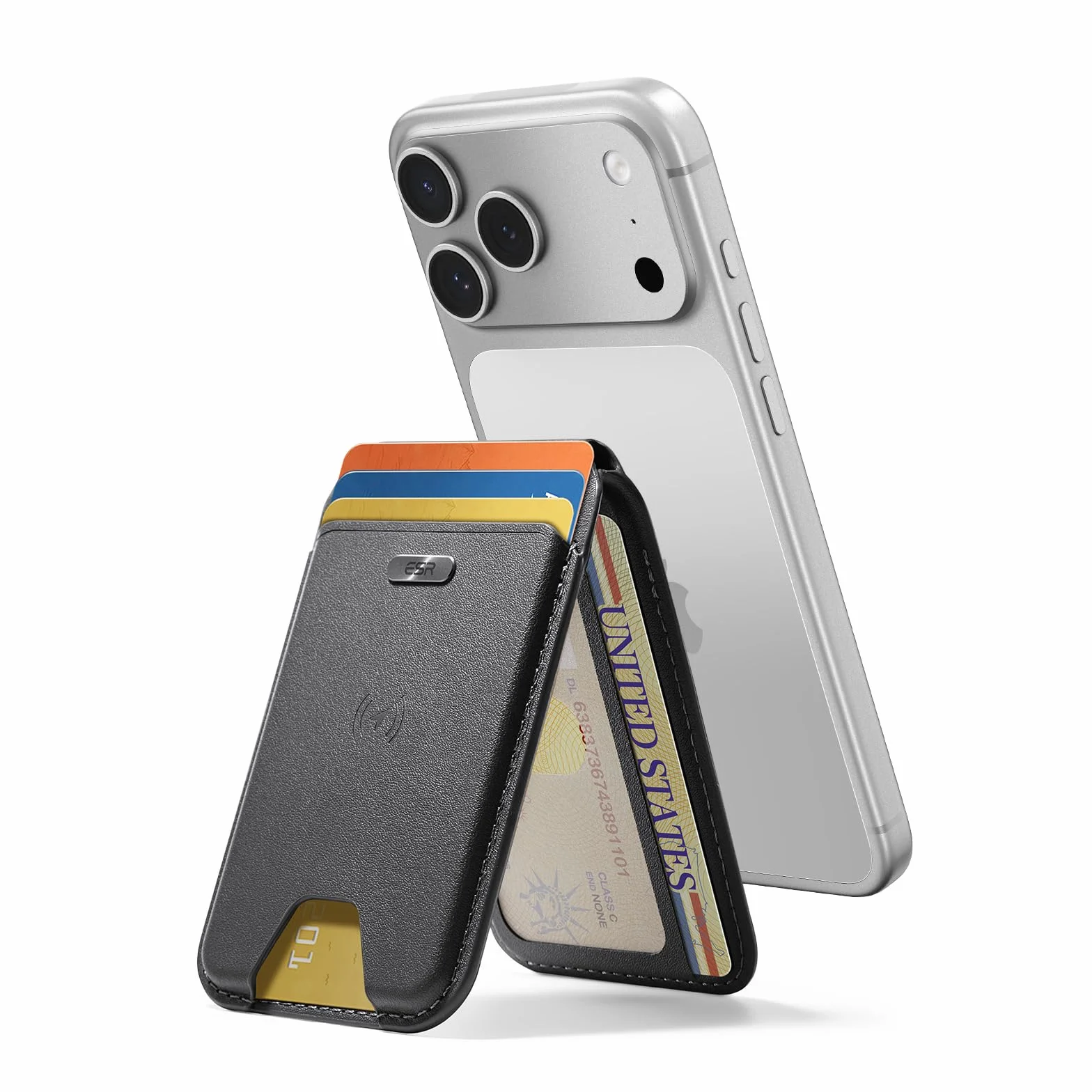 ESR Geo Portfel MagSafe RFID do iPhone 17/16/15/14/13/12 czarny