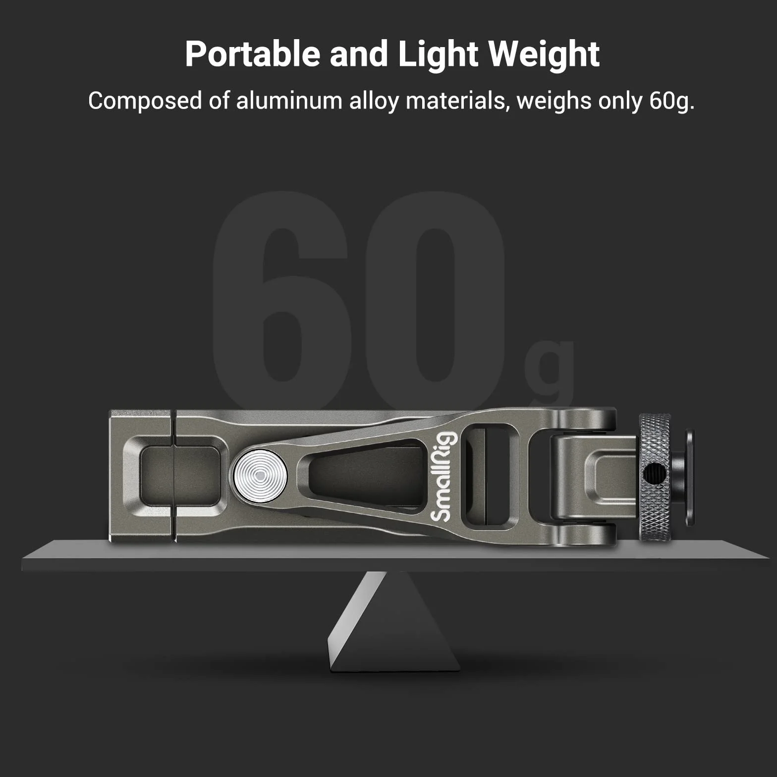 SMALLRIG Uchwyt Telefonu z Zimnymi Butami 1/4" Obrót 360°