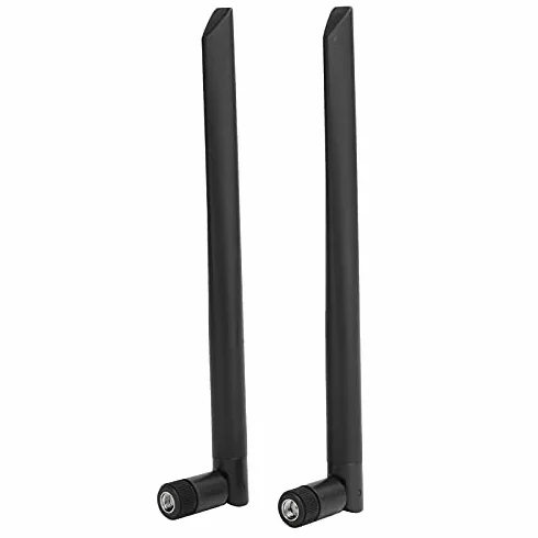 2 Szt.Kabel do SMA + 2 Szt.M.2 WiFi Bluetooth Zewnętrzna Antena 8DB, Obsługa Karty Blueooth 802.11a / B/G/N/Ac, do Bezprzewodowej Karty Sieciowej NGFF/M.2