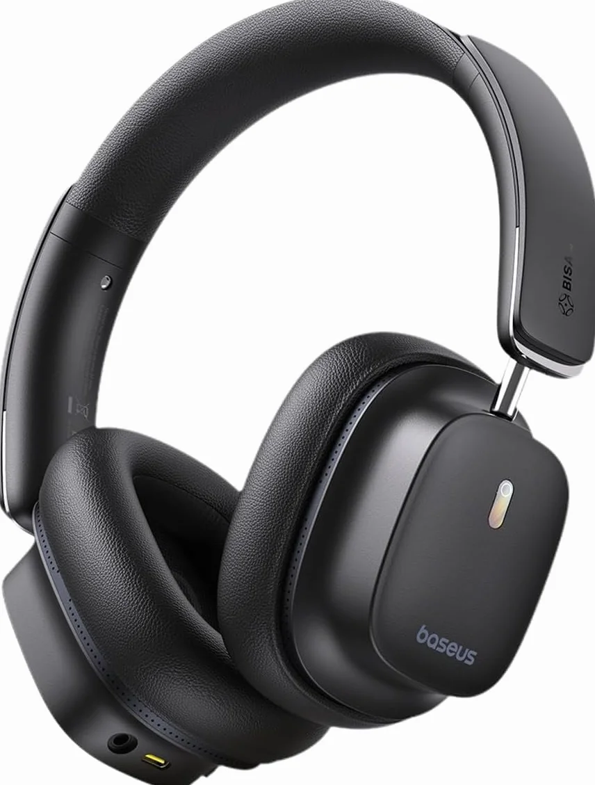 Baseus Bezprzewodowe słuchawki z redukcją szumów Bluetooth LDAC Hi-Res 65h