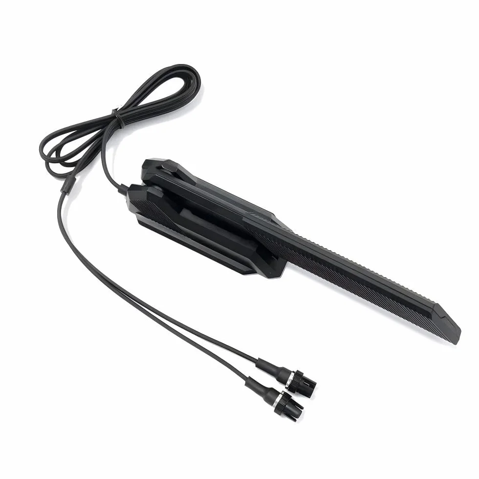 Gintai Antena WiFi 7 dla ASUS ROG Crosshair X870E/STRIX B850 B860 X870 Z790 Z890/ Maximus Z890 Z790 WLAN Amplifiers WiFi 7 Tri-Band 12dBi Bluetooth 5.4, podstawa magnetyczna (czarna)