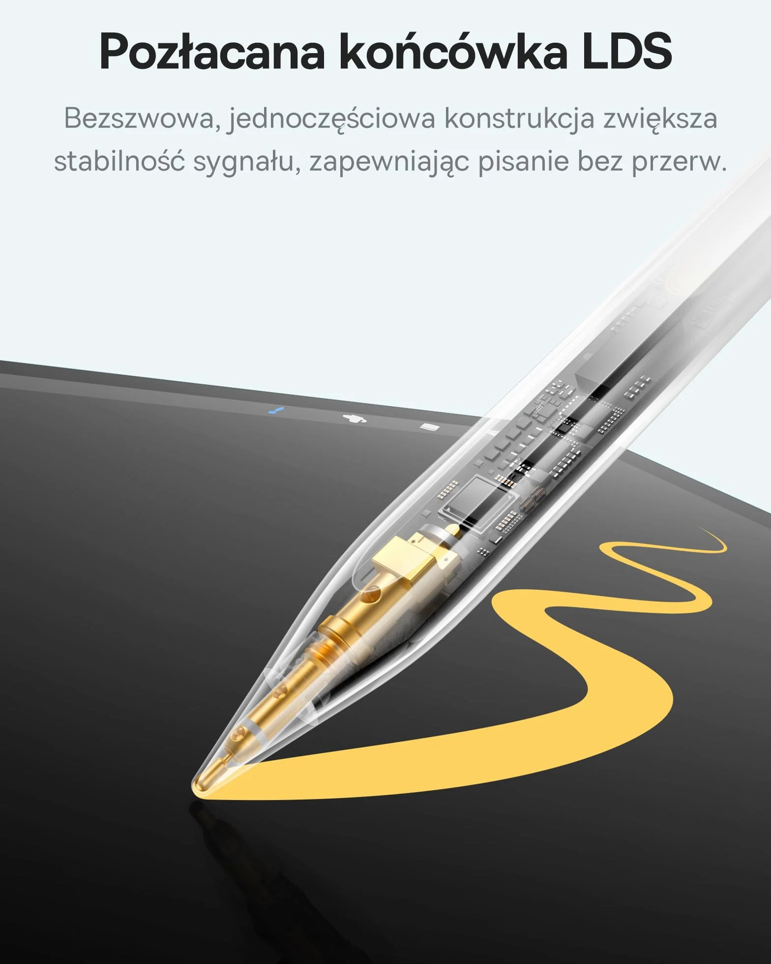 [1:1 Oryginał] Baseus Rysik do iPad 2018-2024, 17 Godziny Autonomii, Odrzucanie Dłoni, Czulność Do Nachylenia, Stylus do iPad 6/7/8/9/10, iPad Pro 11"/12.9"/13", Air 3/4/5/6, Mini 5/6