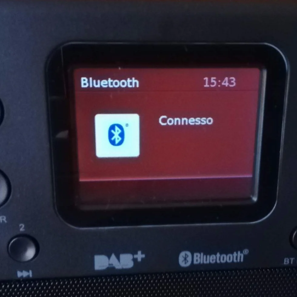 MAJESTIC Radio Dab+, FM (Rt-197dab) Portatile Bluetooth Display Lc Sveglia