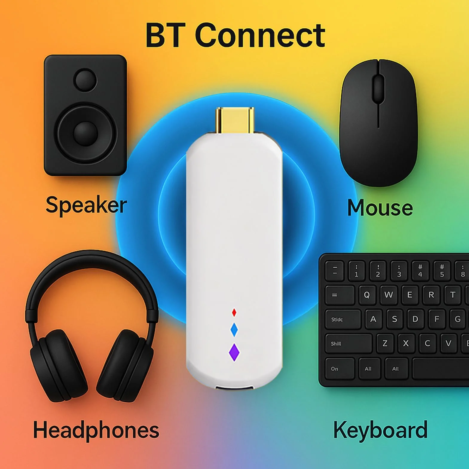 PUSOKEI TV Box Android 14.0, Smart TV Box ze Zdalnym Dostępem Głosowym, 2 GB RAM 16 GB ROM, 2,4G/5G WiFi, Dostęp do Wszystkich Stron Internetowych z Filmami, Urządzenie do Strumie