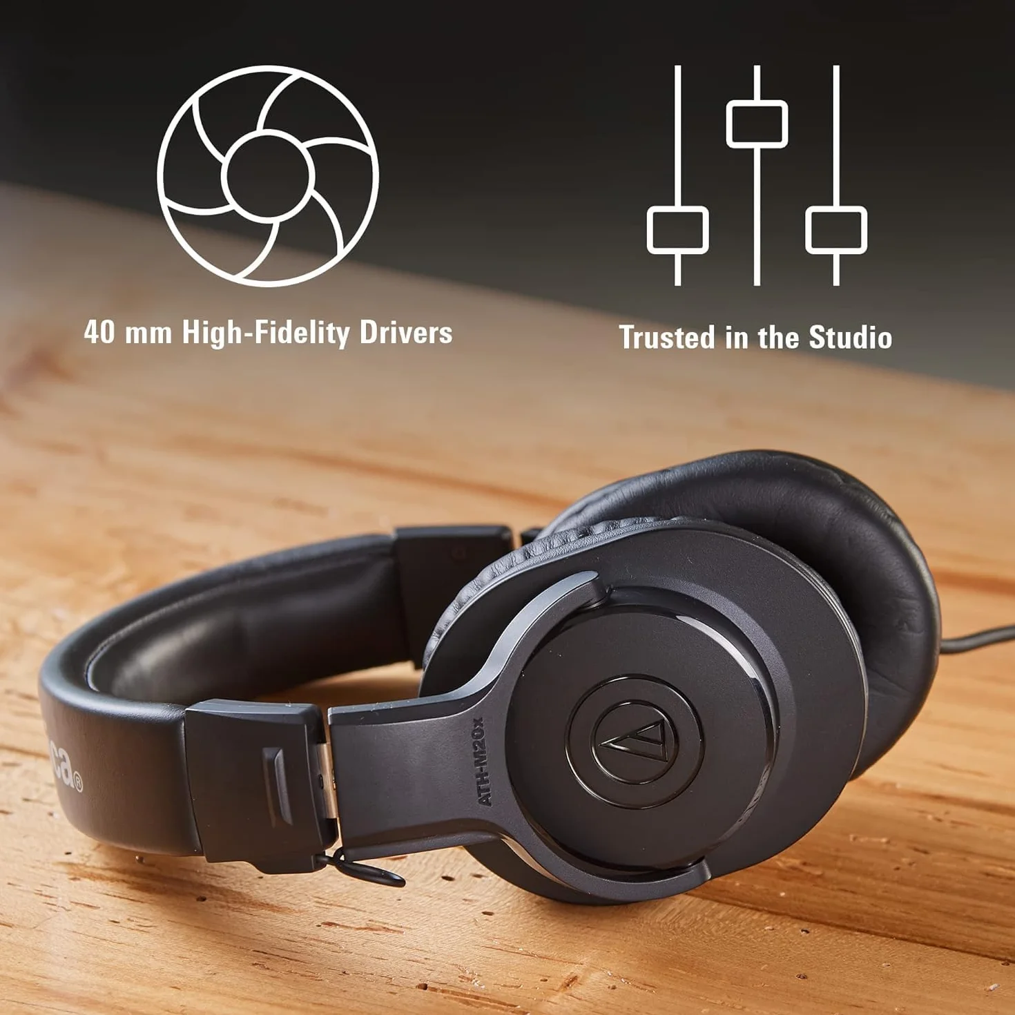 Audio-Technica M20xBT Bezprzewodowe Słuchawki Czarne