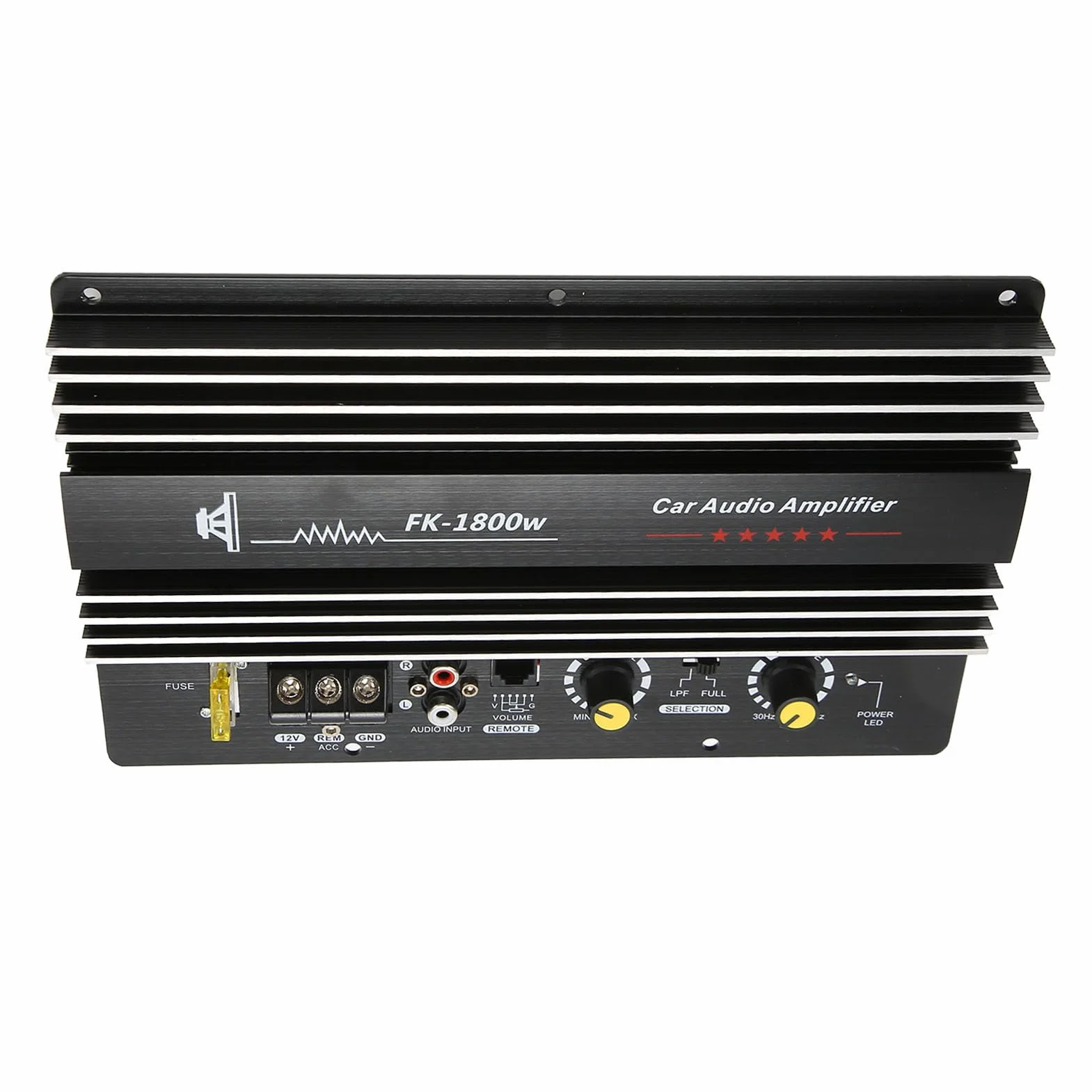 Wzmacniacz Samochodowy 12V 1800W Stereo z Subwooferem