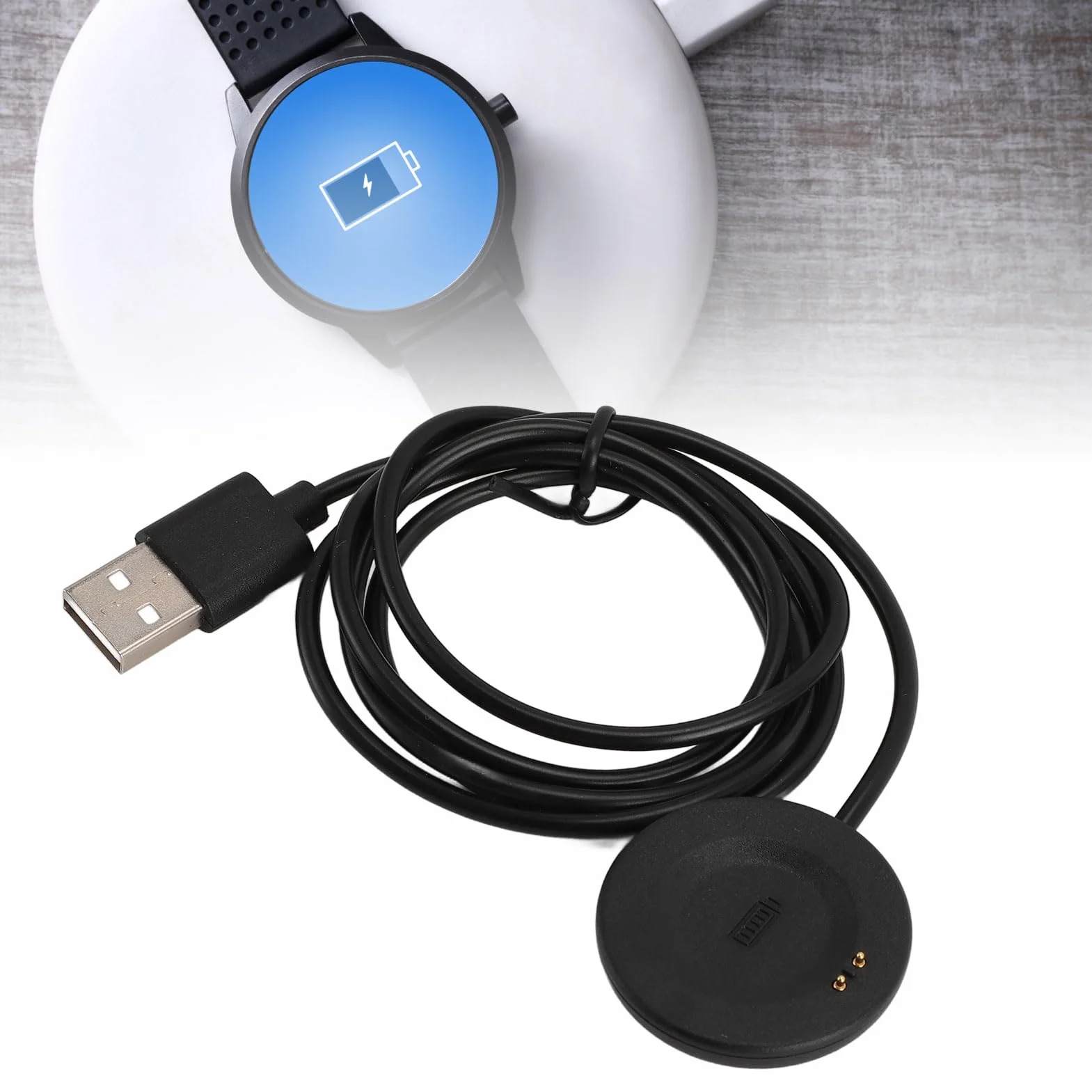 Ładowarka do Inteligentnego Zegarka Kompatybilna Magnetycznie z Itouch Air 4, Air 3, Air SE ze Sport, Sport 3, Sport 4, Explorer 3 dla Smartwatcha, Wymiana Kabla USB do ładowania