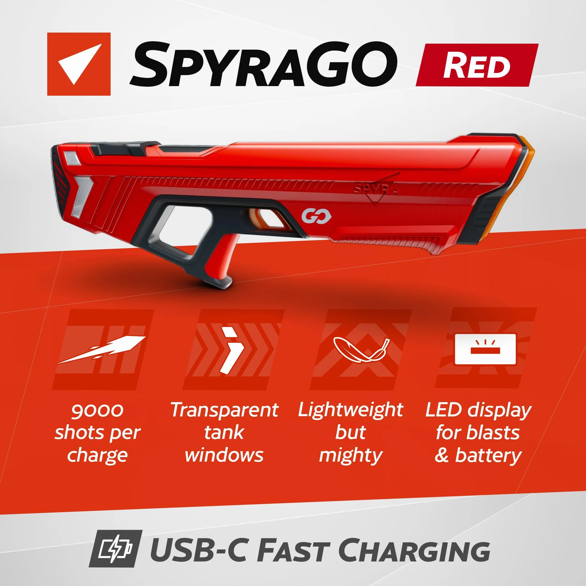 Spyra GO czerwony