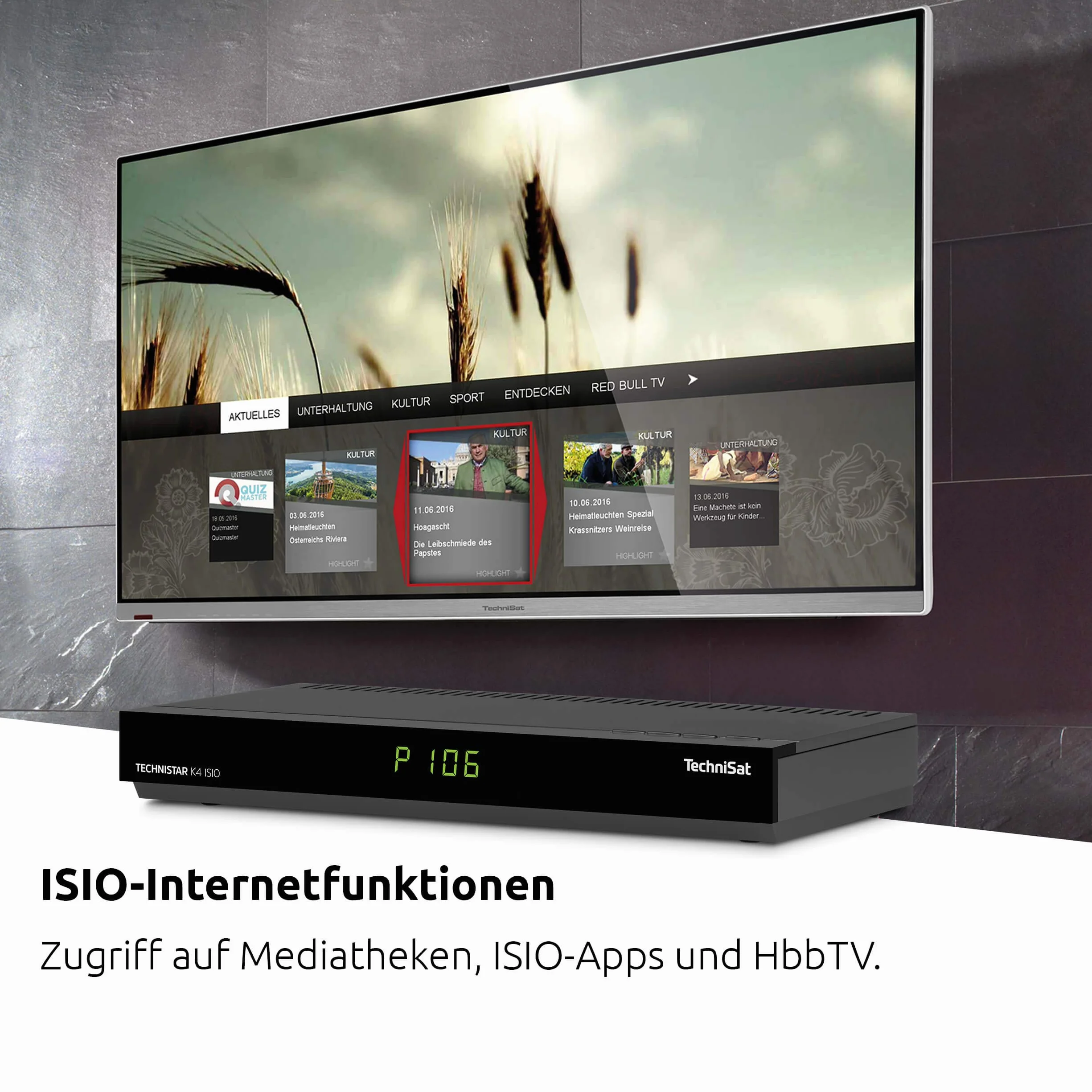 Technisat TechniStar K4 0002/4779 schwarz Kabel Receiver HDTV