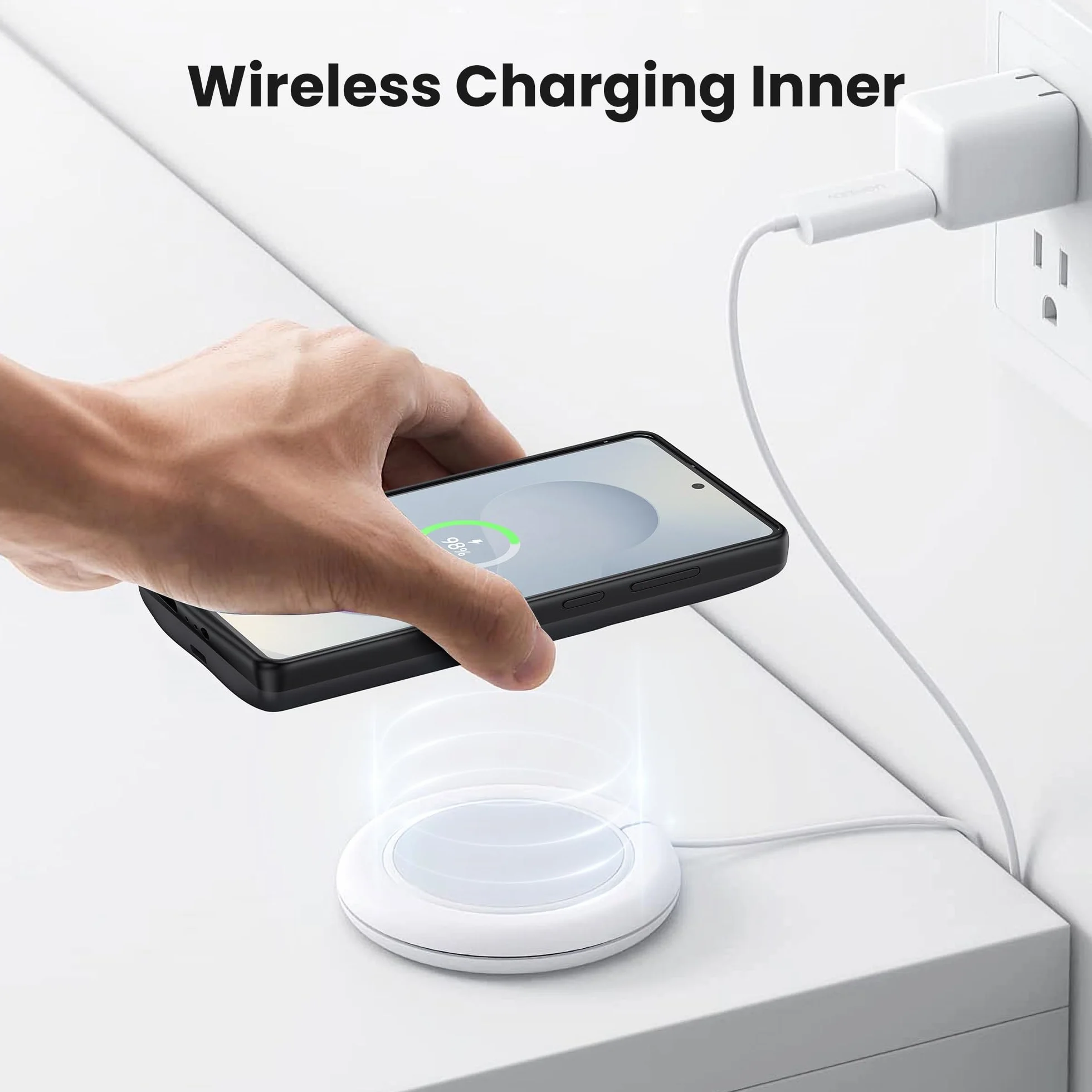 Etui na baterie do Samsung S23 Ultra/S22 Ultra, prawdziwe etui na baterie 10000 mAh - Inteligentne bezprzewodowe etui do ładowania, przenośne obudowy zasilania, zewnętrzna bateria do ładowania Power
