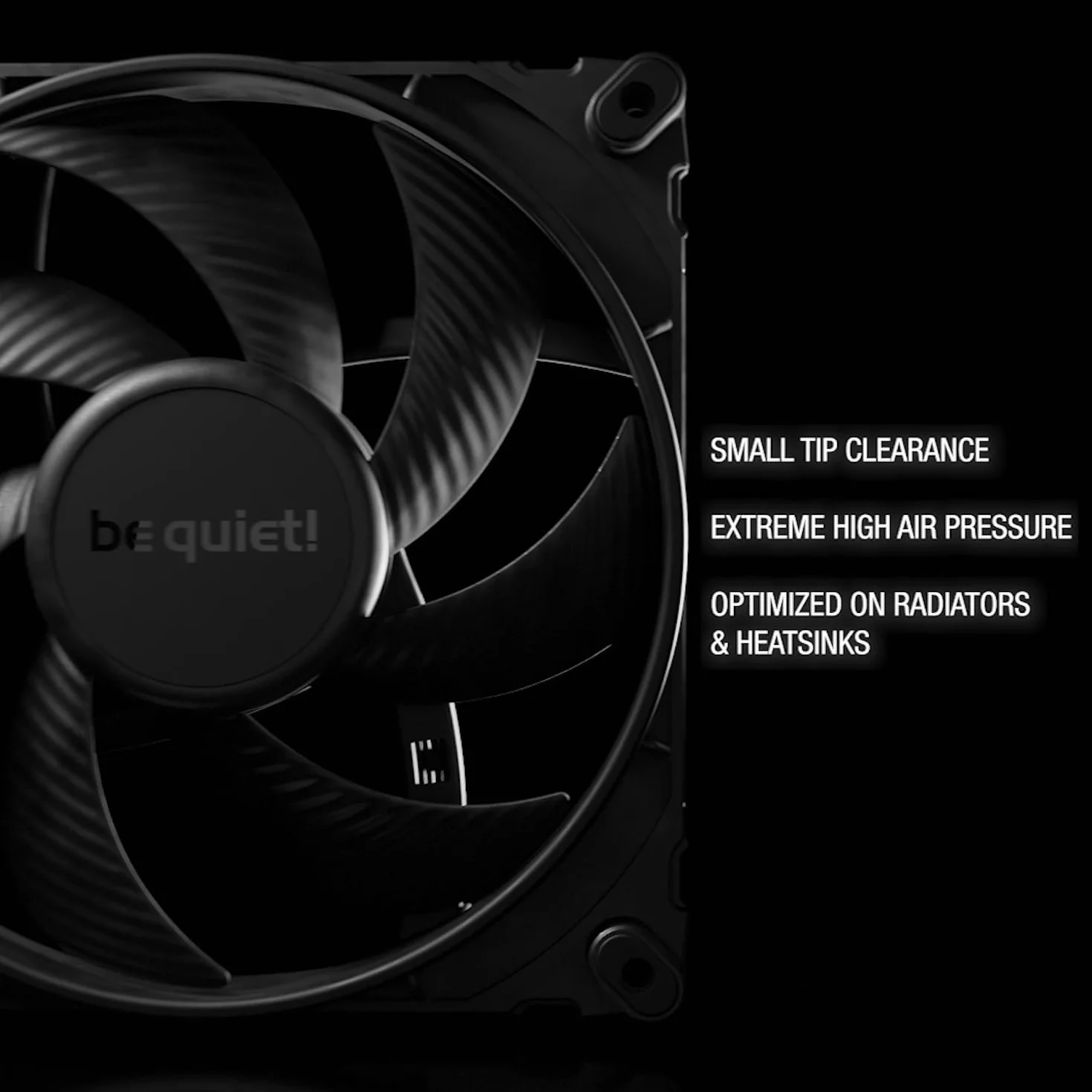be quiet! Silent Wings Pro 4 140 mm PWM Wentylator, Speed Switch