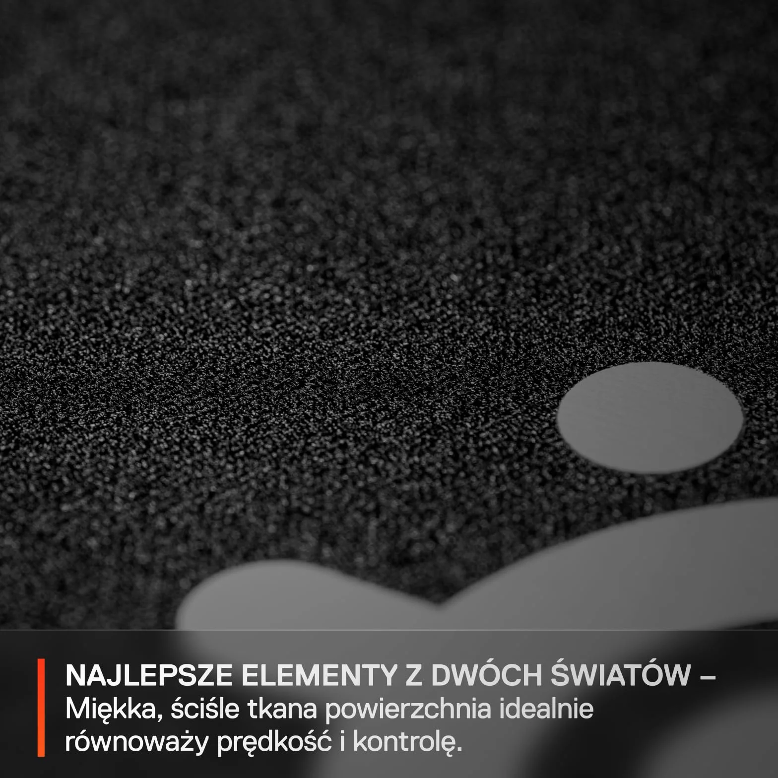 SteelSeries, podkładka QcK XL Performance Balance - Dod. gęstość dająca poślizg - Niskoprofilowe przeszycia krawędzi - Antypoślizgowa podstawa z neoprenu - Rozm. 900 x 400 mm - FPS, MOBA, RTS, MMO