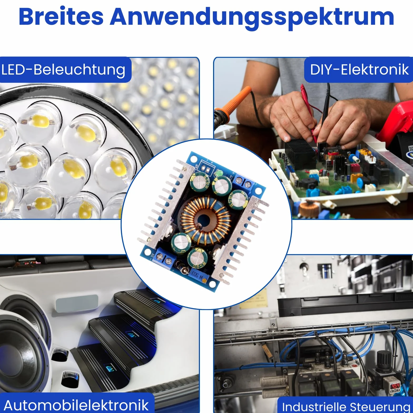 Przetwornik DC-DC regulowany 4,5-30 V 12 A przetwornica napięcia Step down Converter