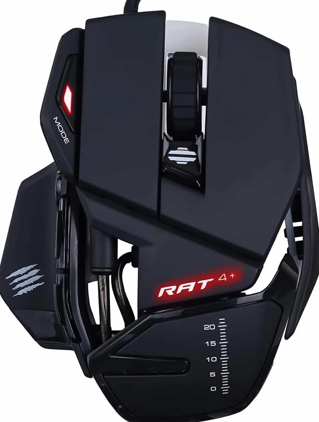 Mad Catz Optyczna mysz gamingowa R.A.T. 4+, czarna
