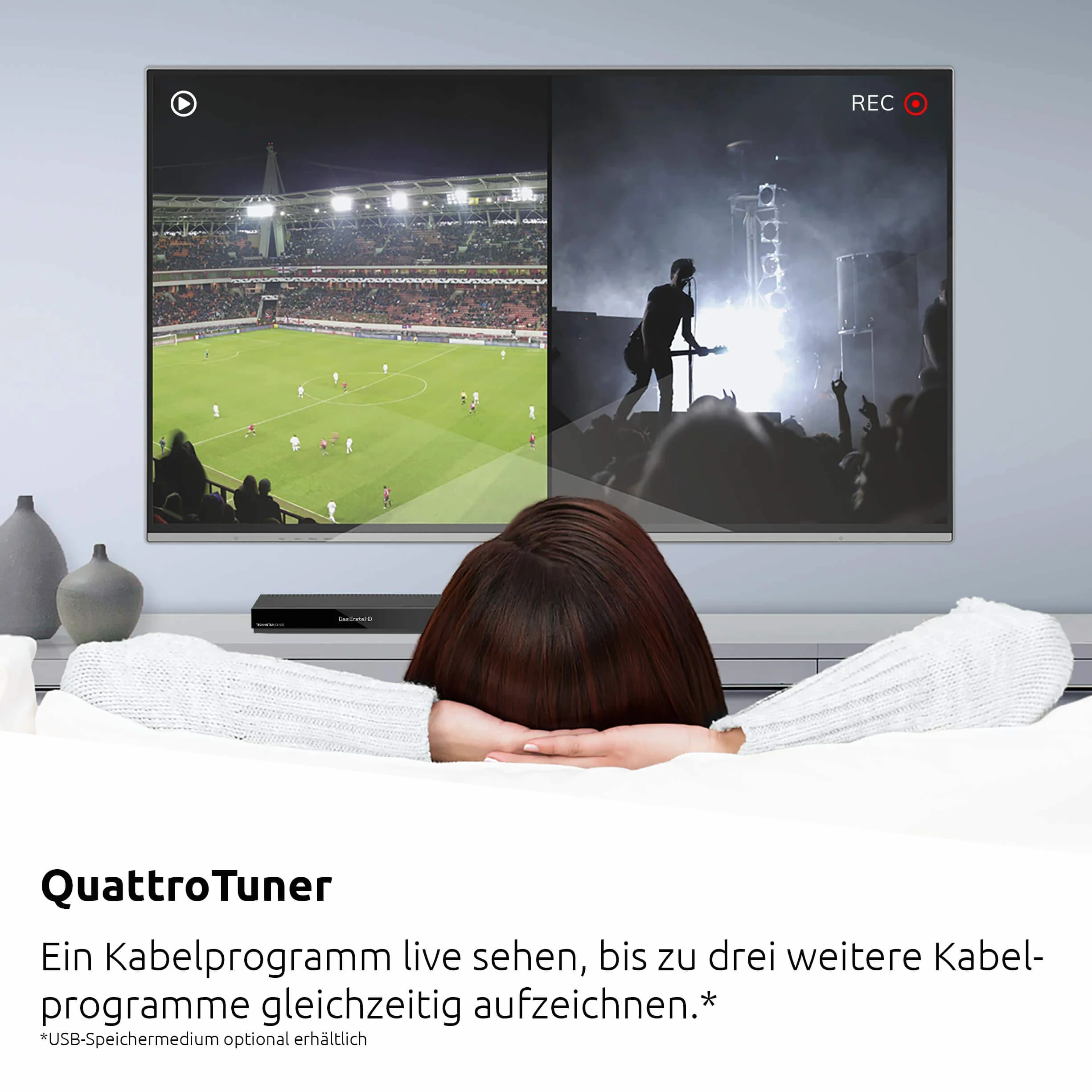 Technisat TechniStar K4 0002/4779 schwarz Kabel Receiver HDTV