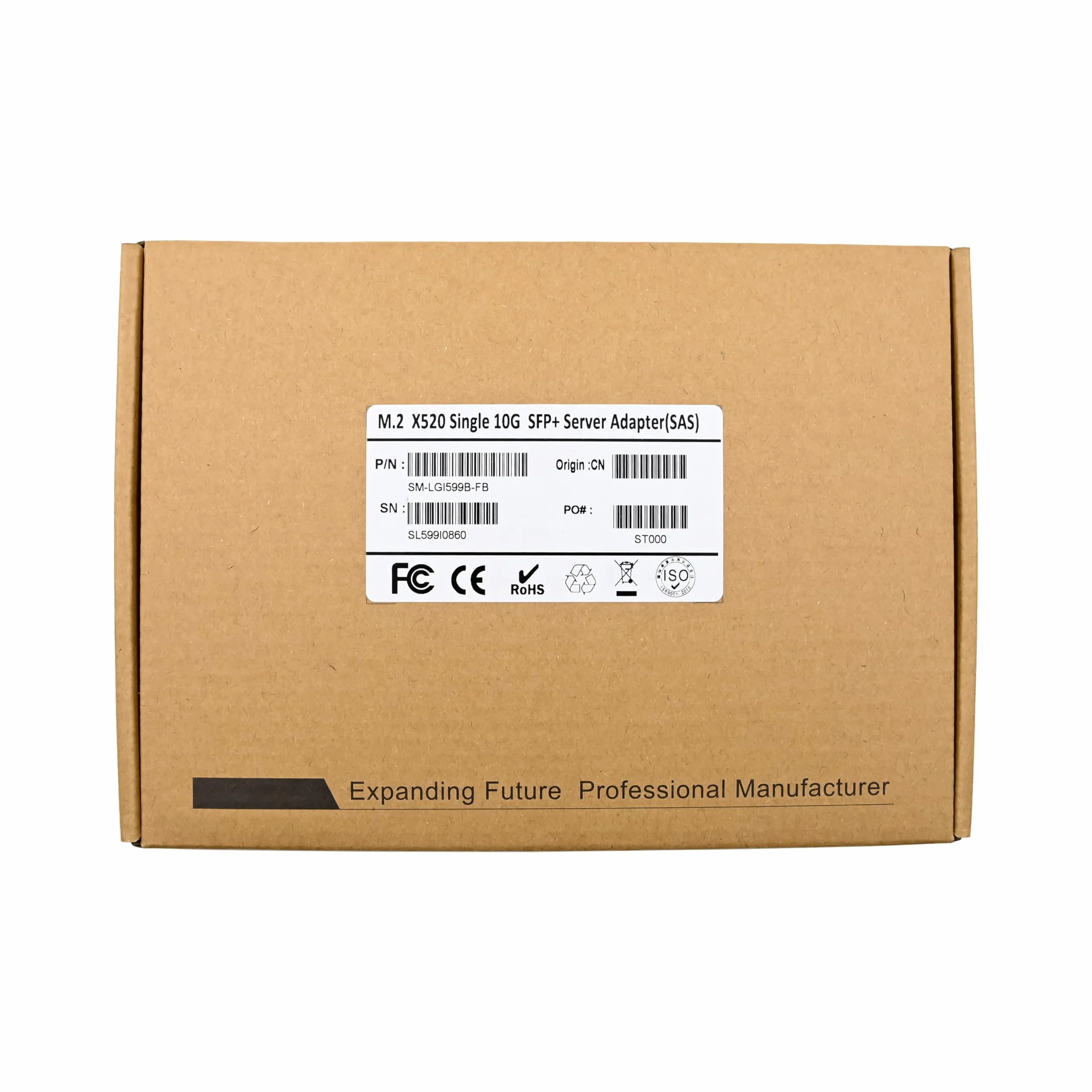 Karta Netwrok M.2 NVMe 10G (klucz M SFP+ PCIe X4, z kontrolerem Intel 82599(X520-DA1), karta sieciowa 10 GB RJ45 Ethernet, z kablem SFF-8087, obsługą PXE i UEFI