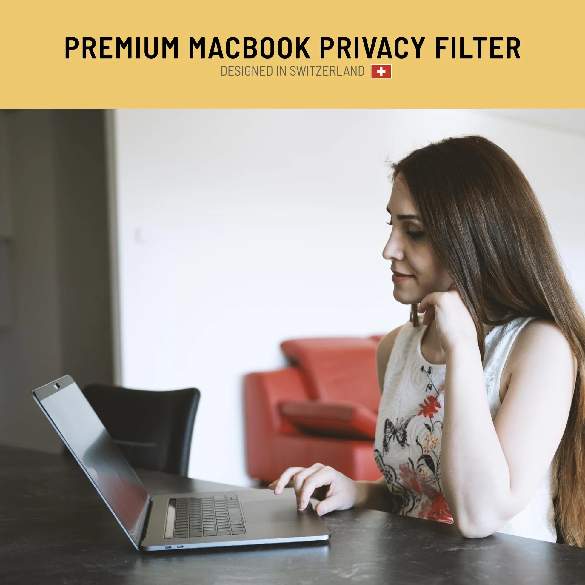 Vistaprotect - Filtr prywatności Premium i filtr przeciw niebieski. Protektor ekranu magnetycznego Kompatybilny z Apple MacBook Air (M1 2021+) i MacBook Pro 13 (2019+)