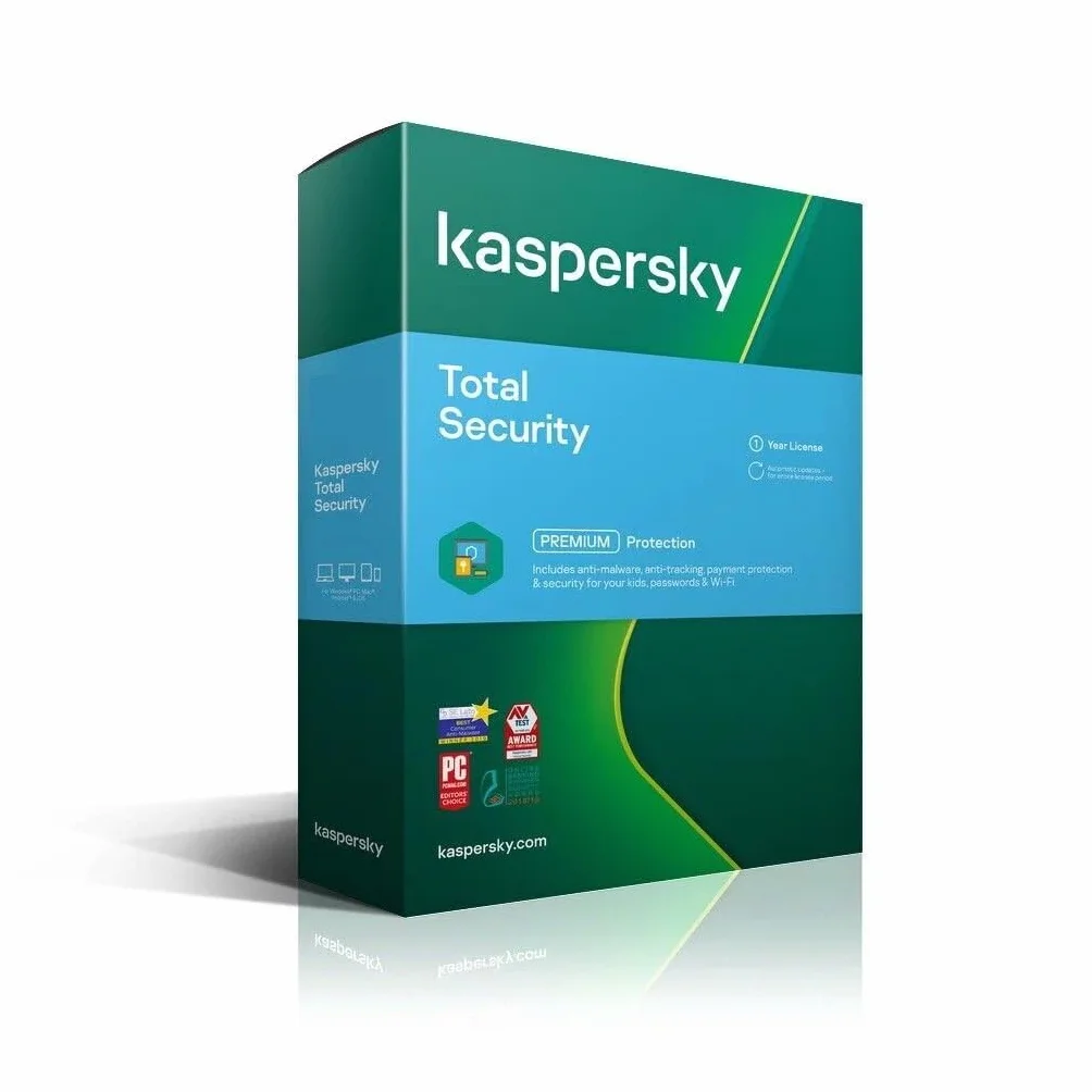 Kasperski Total Security 2025 1 Rok 3 Urządzenia PC/Mac/Android/iOS