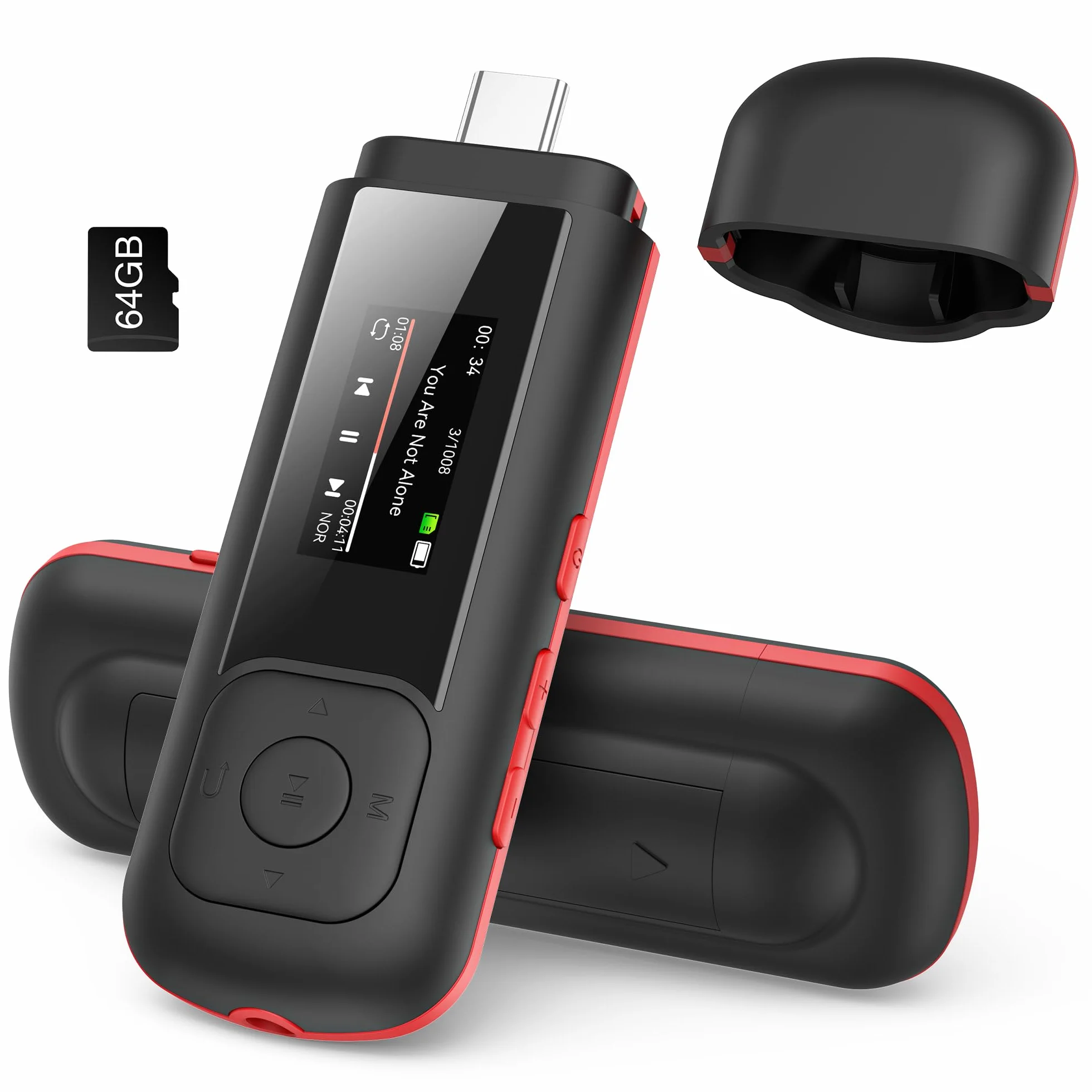 AGPTEK Odtwarzacz MP3 64 GB