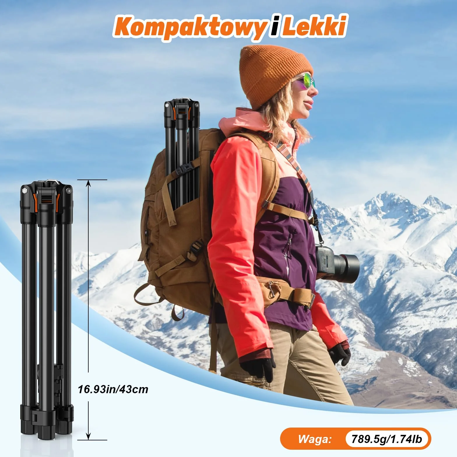 XXZU 210cm/83in Stojak na Światło z Głowicą Kulową, Statyw Fotograficzny Składany Statyw do Telefonu Statyw Oświetleniowy do Studia do Aparatu/Telefonu/Światła Stroboskopowego/Projektora/Softboxa