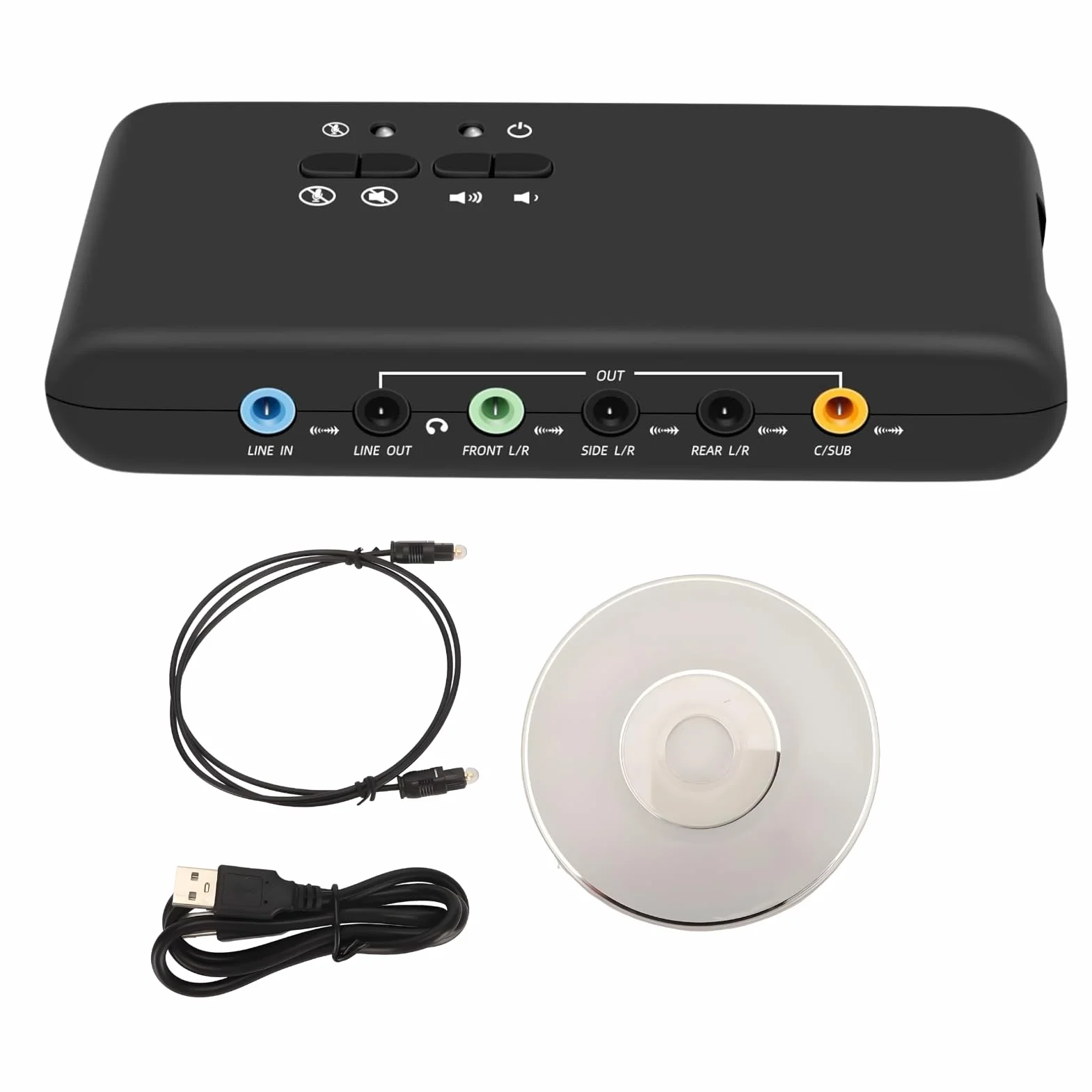 USB 7.1 Zewnętrzna Karta Dźwiękowa 8-kanałowa 12 Mb/s USB Soundbox 32KHz/44KHz/48KHz Podwójne Mikrofon na Komputerze na Komputerze PC na Komputerze Laptopa na PC na Komputerze PC