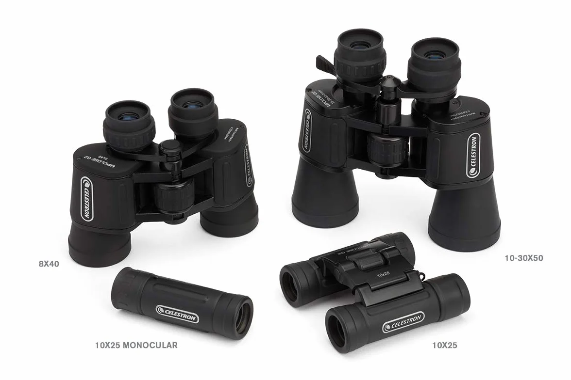 Celestron 71252 UpClose G2 8x40 Porro Prism Binoculars, Black