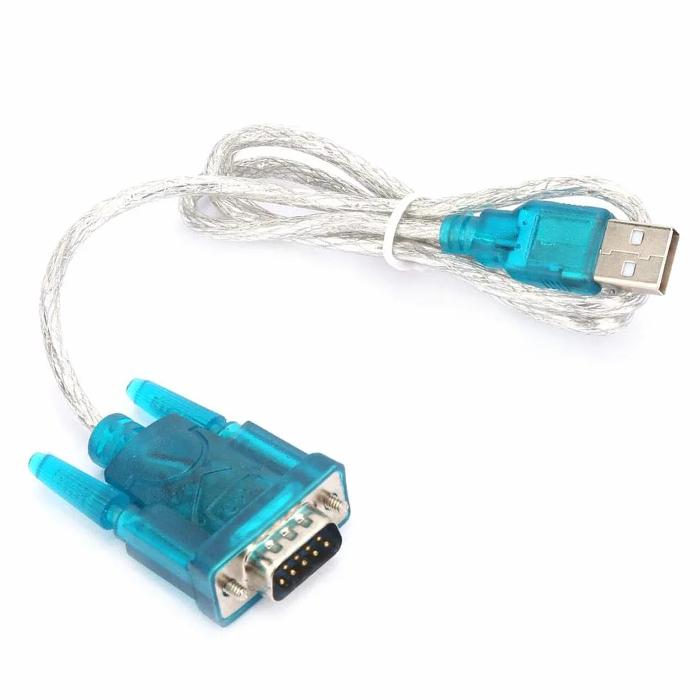 Adapter USB na RS232 2 sztuki HL-340 - kabel szeregowy 9-pinowy, pasuje do Win95/98/ME/2000/XP/Win7 32bit/64bit/Vista