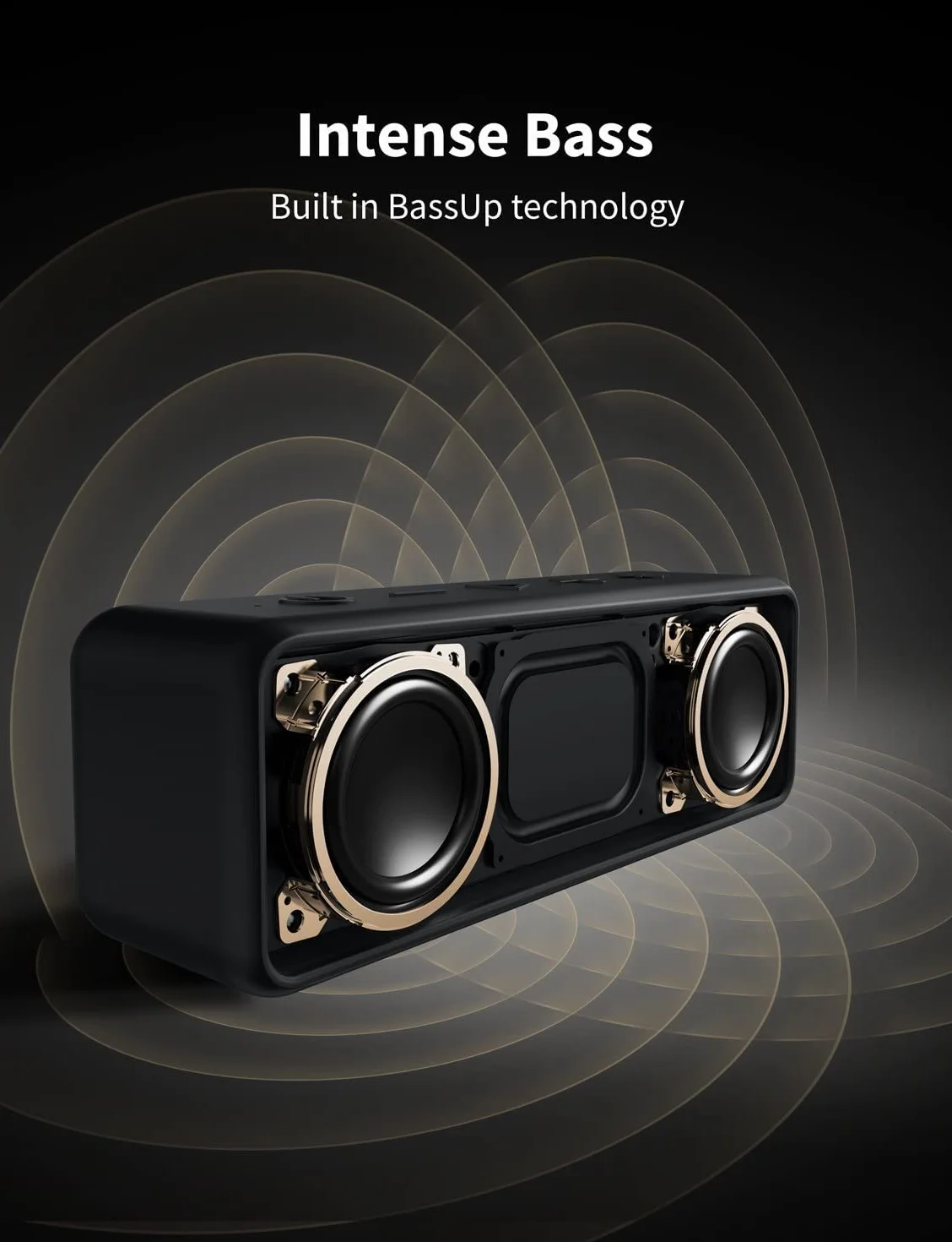 SoundCore 2 Anker głośnik Bluetooth(odnowiona), ogromny z dwoma przetwornikami basowymi, akumulator 24 h, ulepszona ochrona przed wodą IPX7, bezprzewodowy, do iPhone'a, Galaxy itd.