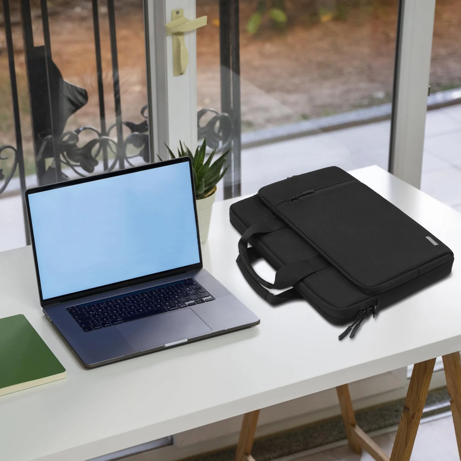 TECOOL Torba na laptopa 15,6-17,3" z ochroną 360°, na ramię