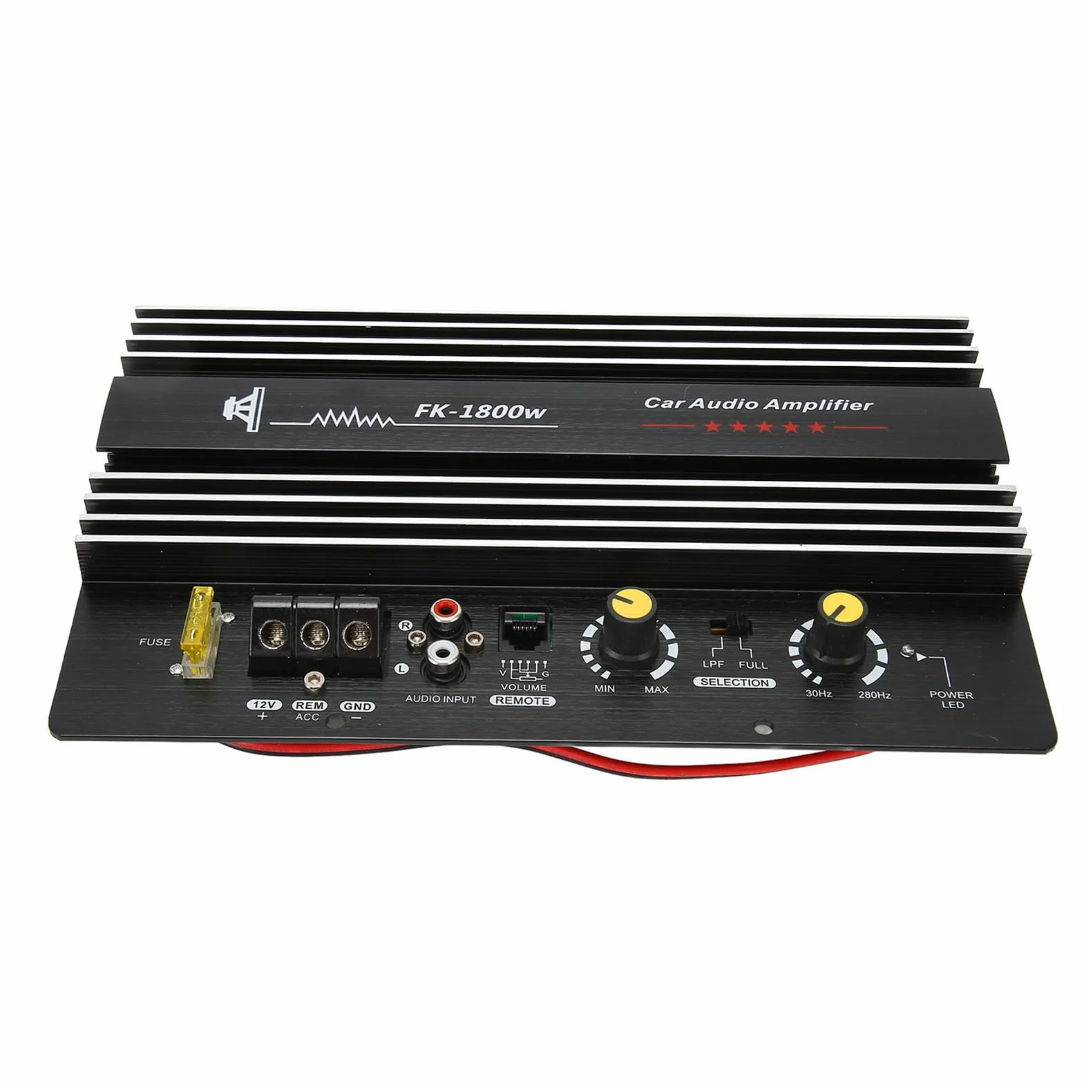 Wzmacniacz Samochodowy 12V 1800W Stereo z Subwooferem