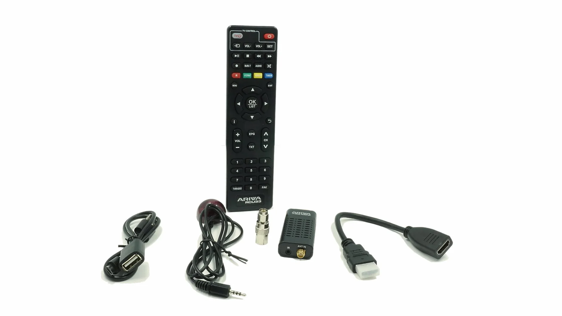 Ariva T30 MINI Dekoder telewizji naziemnej DVB-T2 H.265 HEVC Wi-Fi Teletext Timeshift