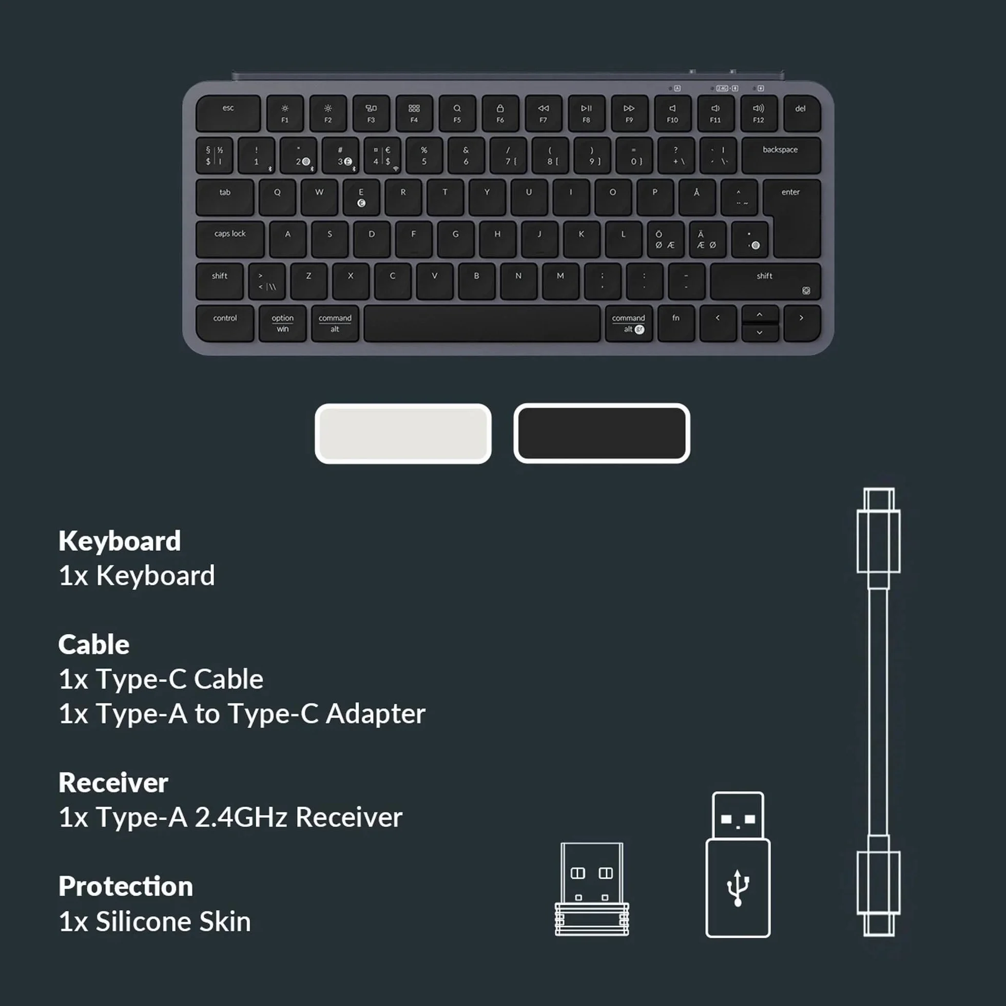 Keychron B1 Pro Ultra Slim 75% Bezprzewodowa Klawiatura ISO QWERTY ZMK PBT 2,4 GHz Bluetooth