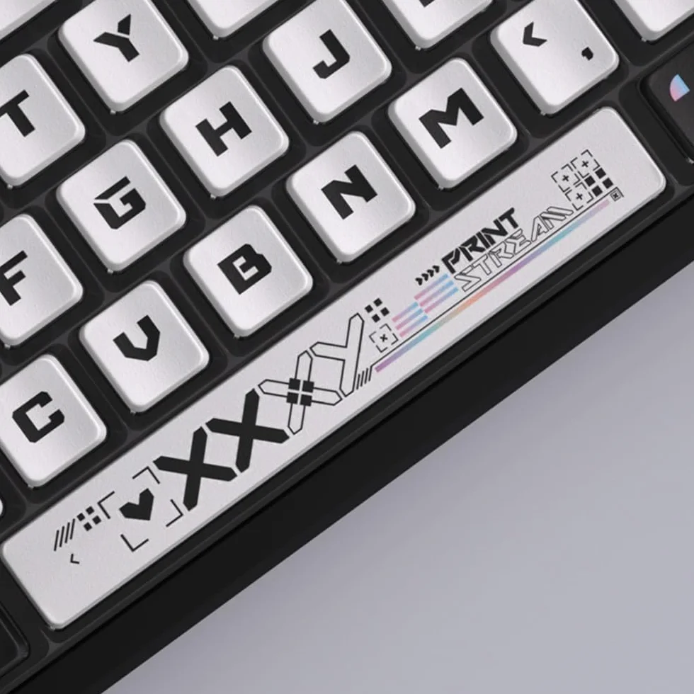 Ducky PrintStream Translucent Keycaps, Mechanical Gaming Keyboard CSGO OEM Profile PBT+PC Keycap