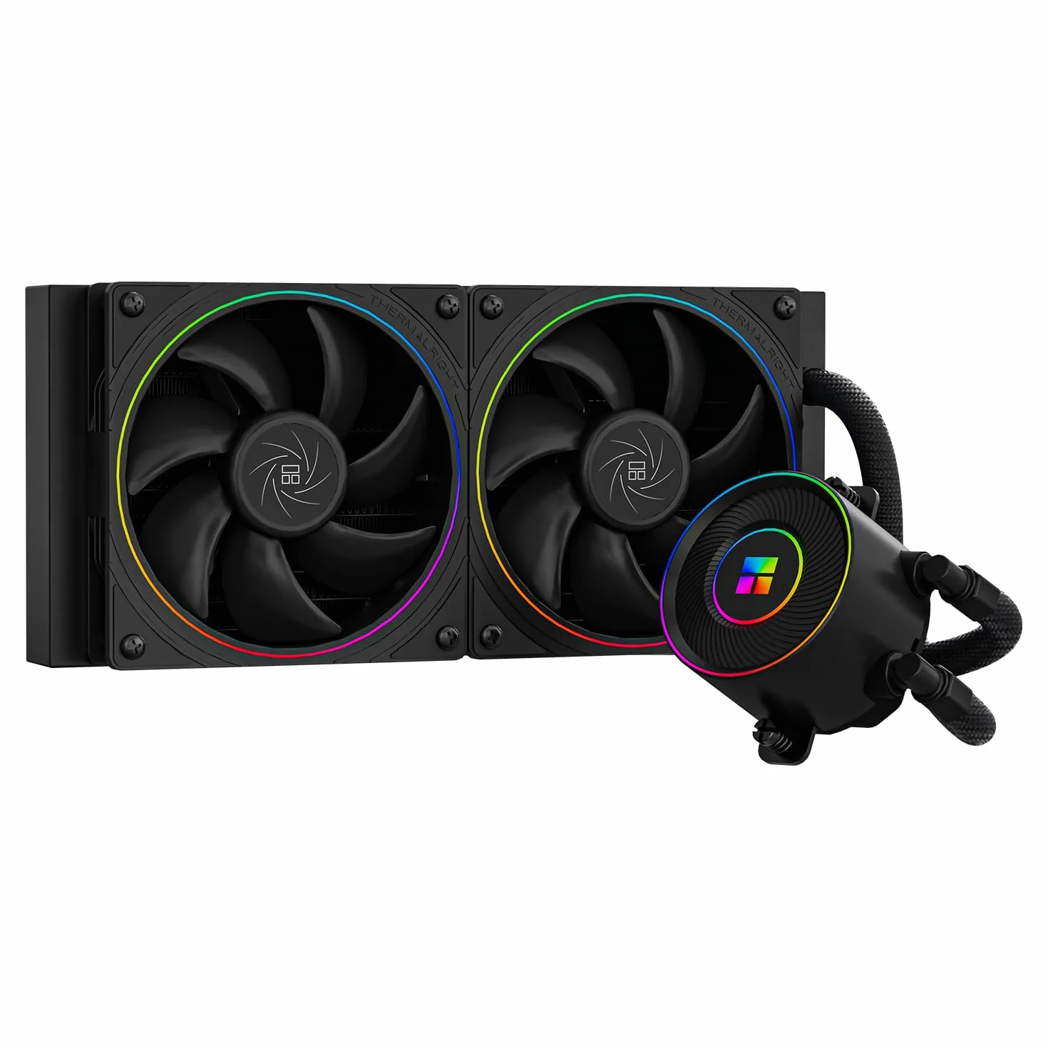 Thermalright Aqua Elite 240 V5 ARGB Black chłodnica cieczy CPU 240 mm 2x TL-S12 PWM AIO